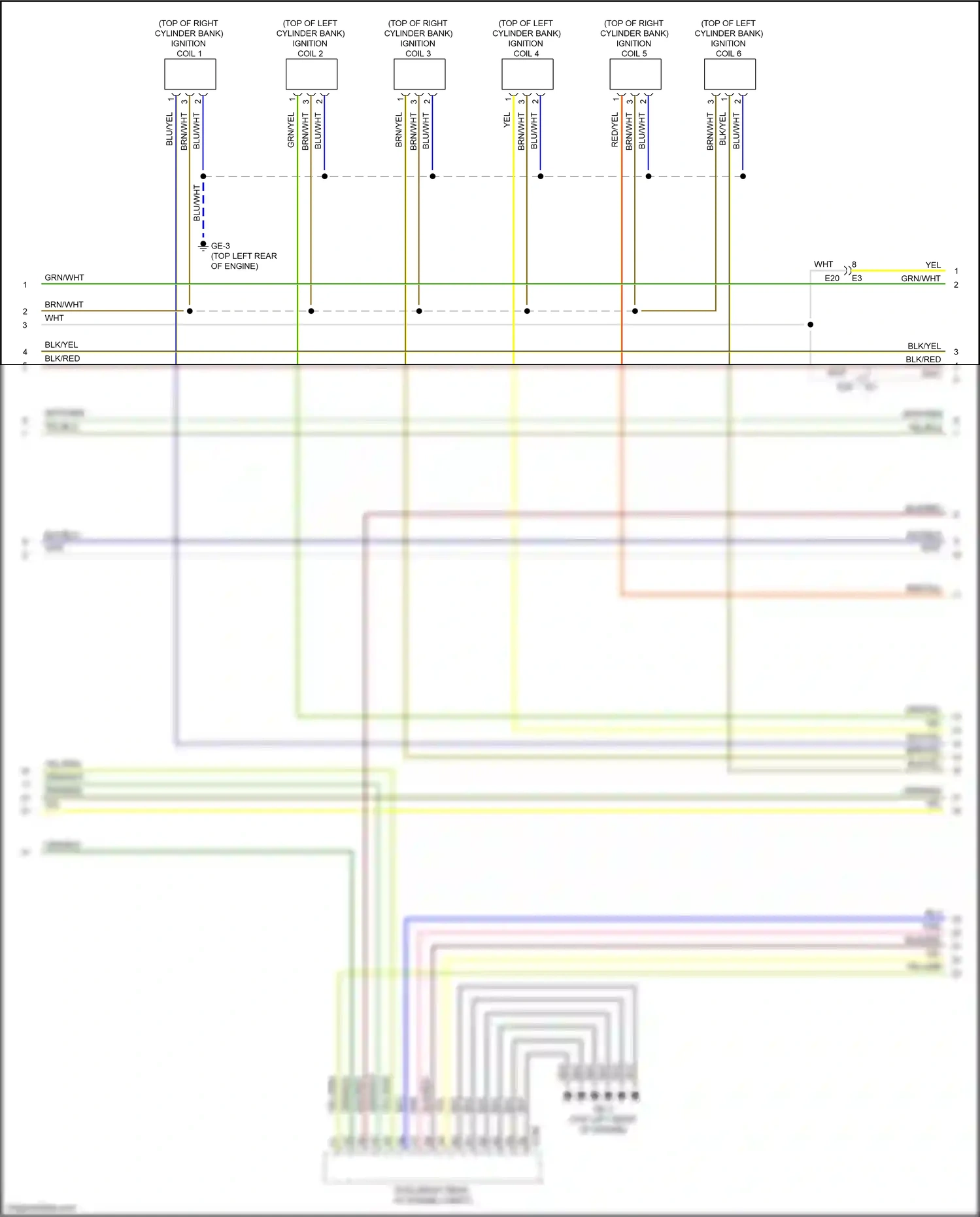 Wiring diagram yel for Subaru Outback BS facelift (2017-2021) (108 of 109)