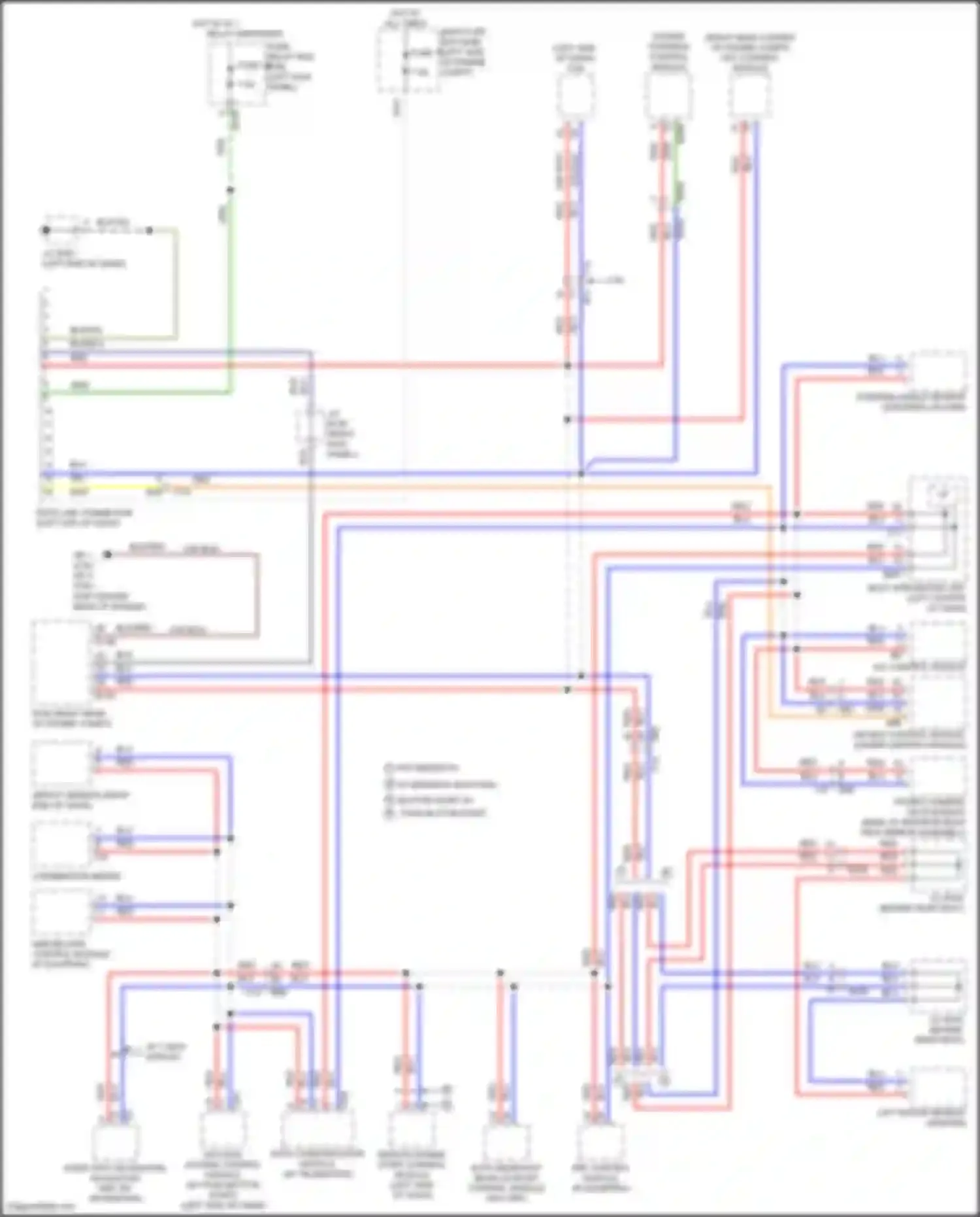 Outback Subaru BS (2014-2018): Computer data lines circuit