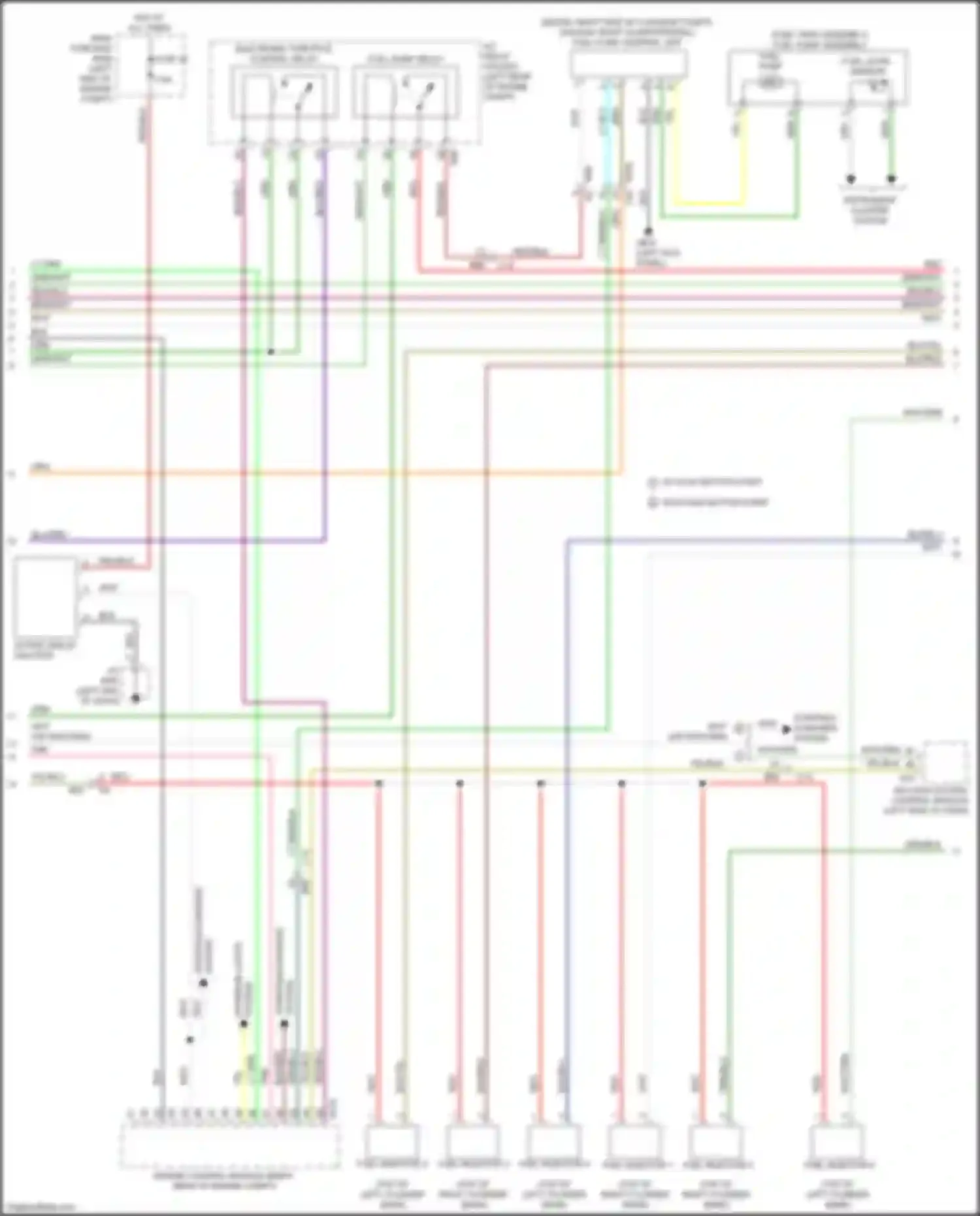 Outback Subaru BS (2014-2018): Wiring diagram engine performance 3.6l (2 of 6)