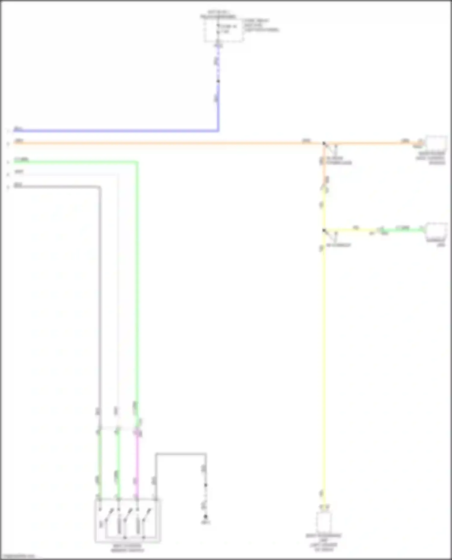 Outback Subaru BS (2014-2018): Memory systems circuit (2 of 2)