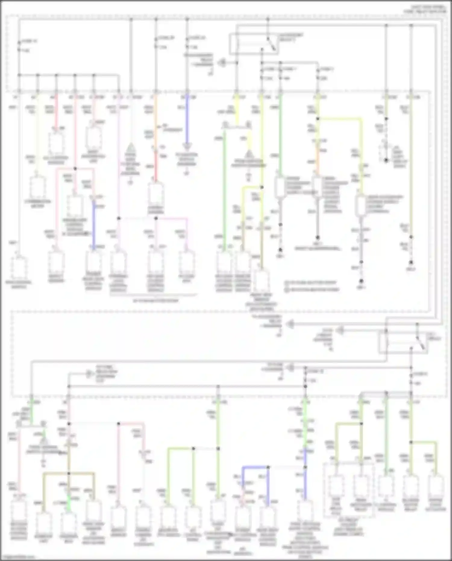 Outback Subaru BS (2014-2018): Power distribution circuit (4 of 8)