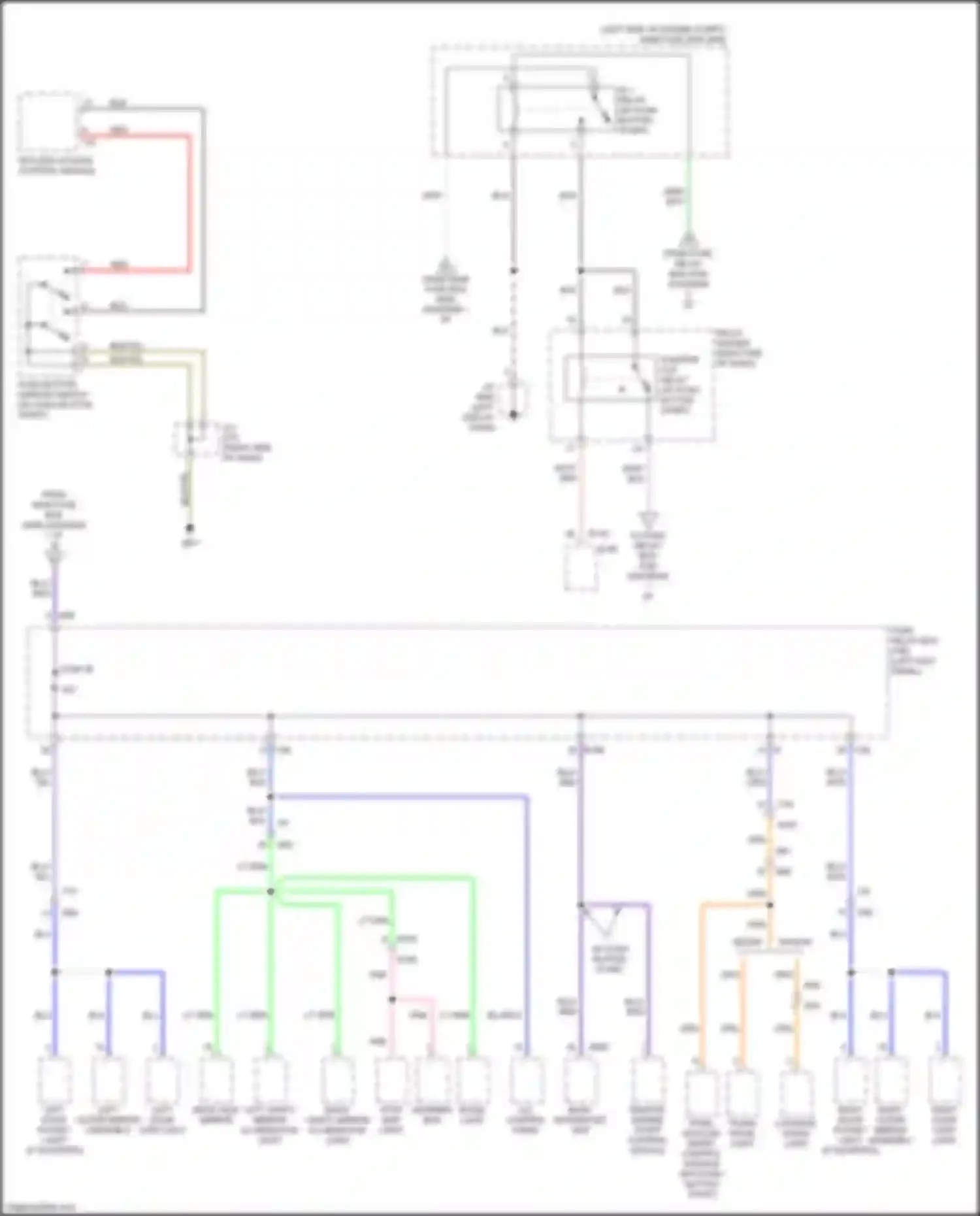 Outback Subaru BS (2014-2018): Power distribution circuit (6 of 8)