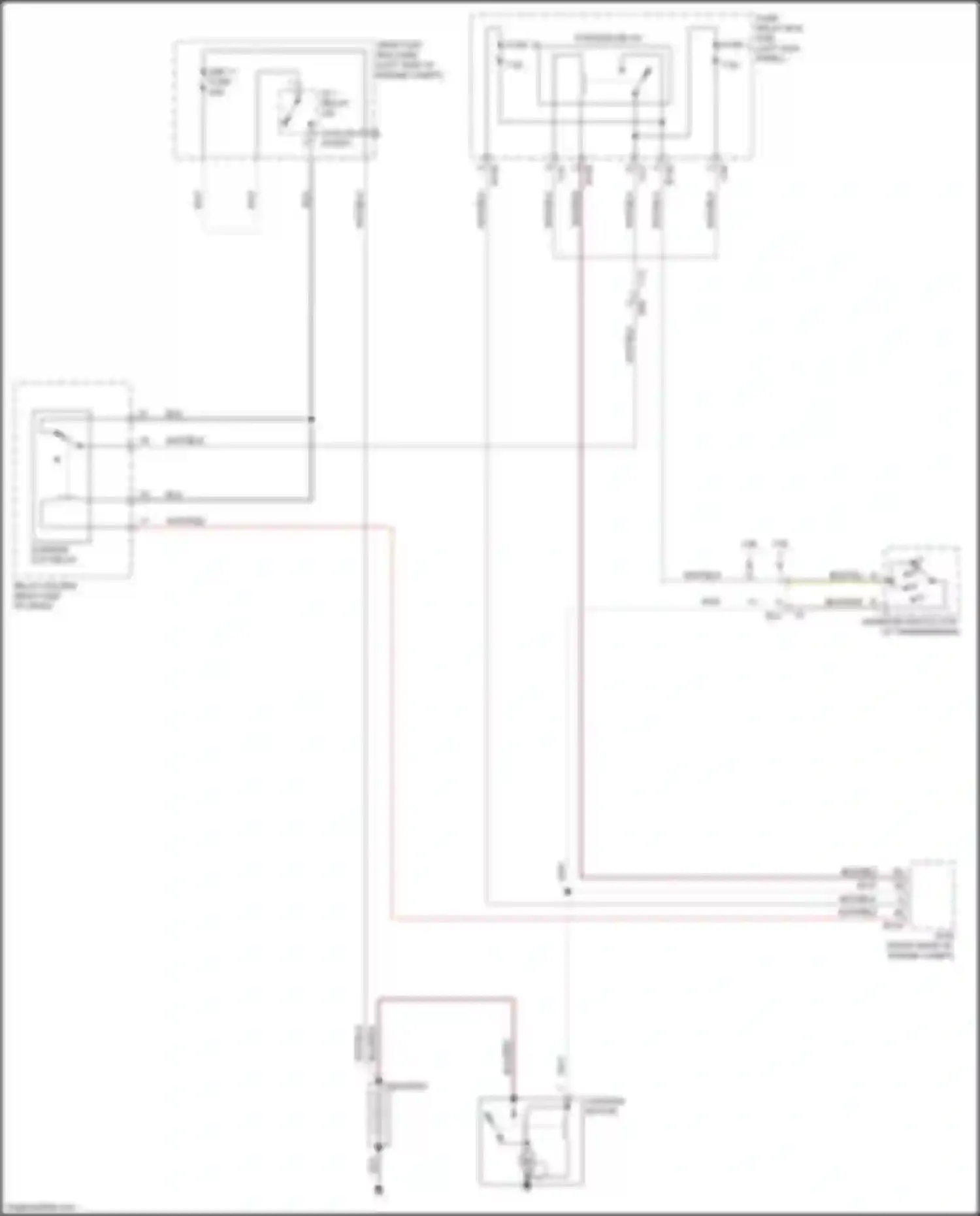 Outback Subaru BS (2014-2018): Starting circuit, w/ push button start