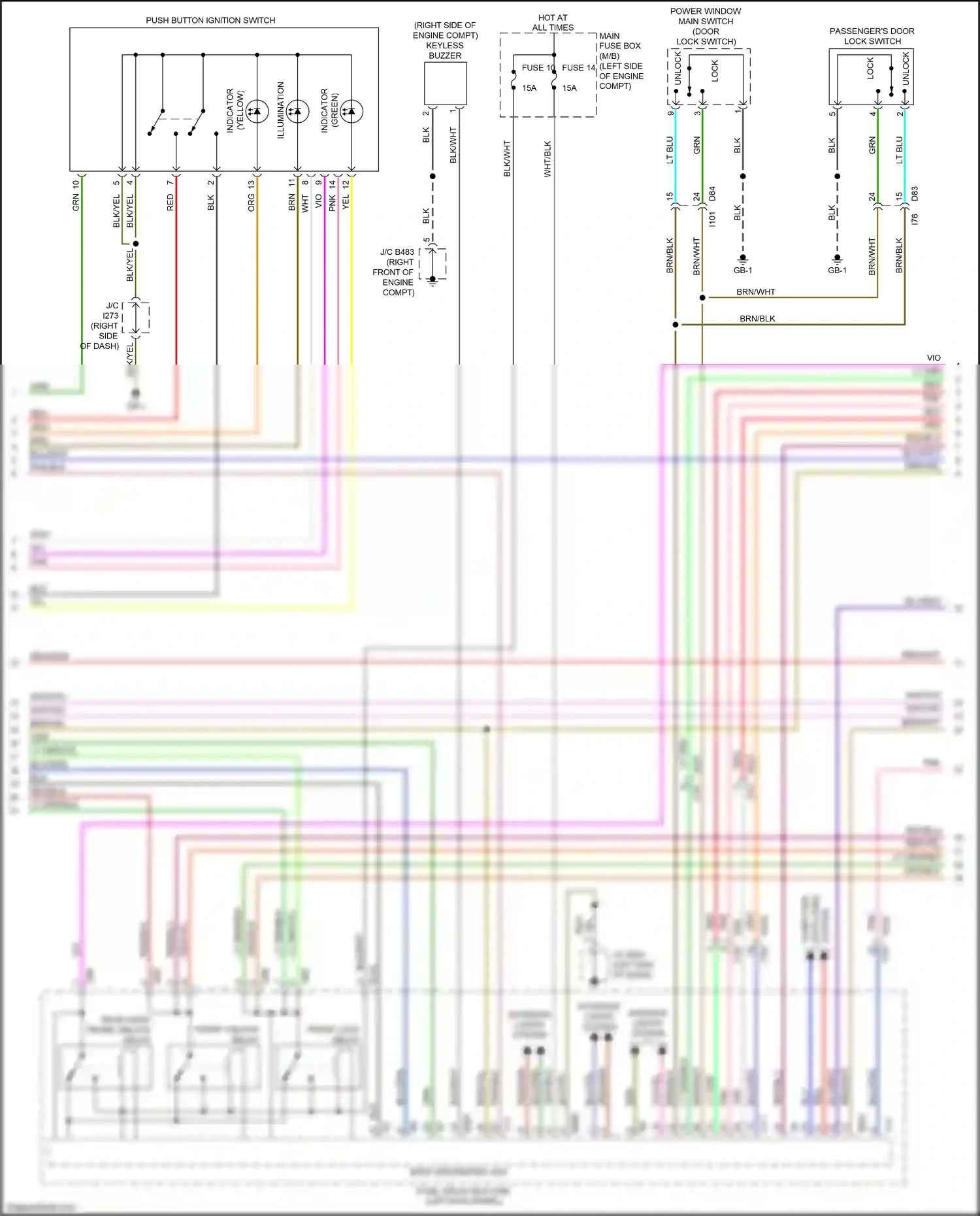 Wiring diagram blk for Subaru Outback BS (2014-2018) (3 of 121)