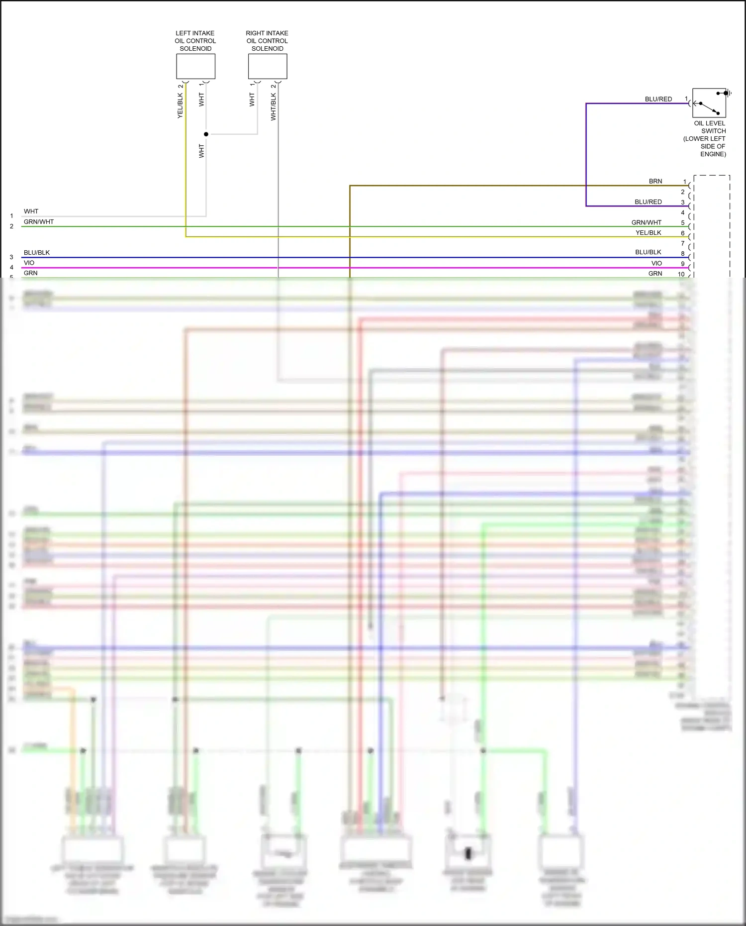 Wiring diagram blu for Subaru Outback BS (2014-2018) (116 of 121)