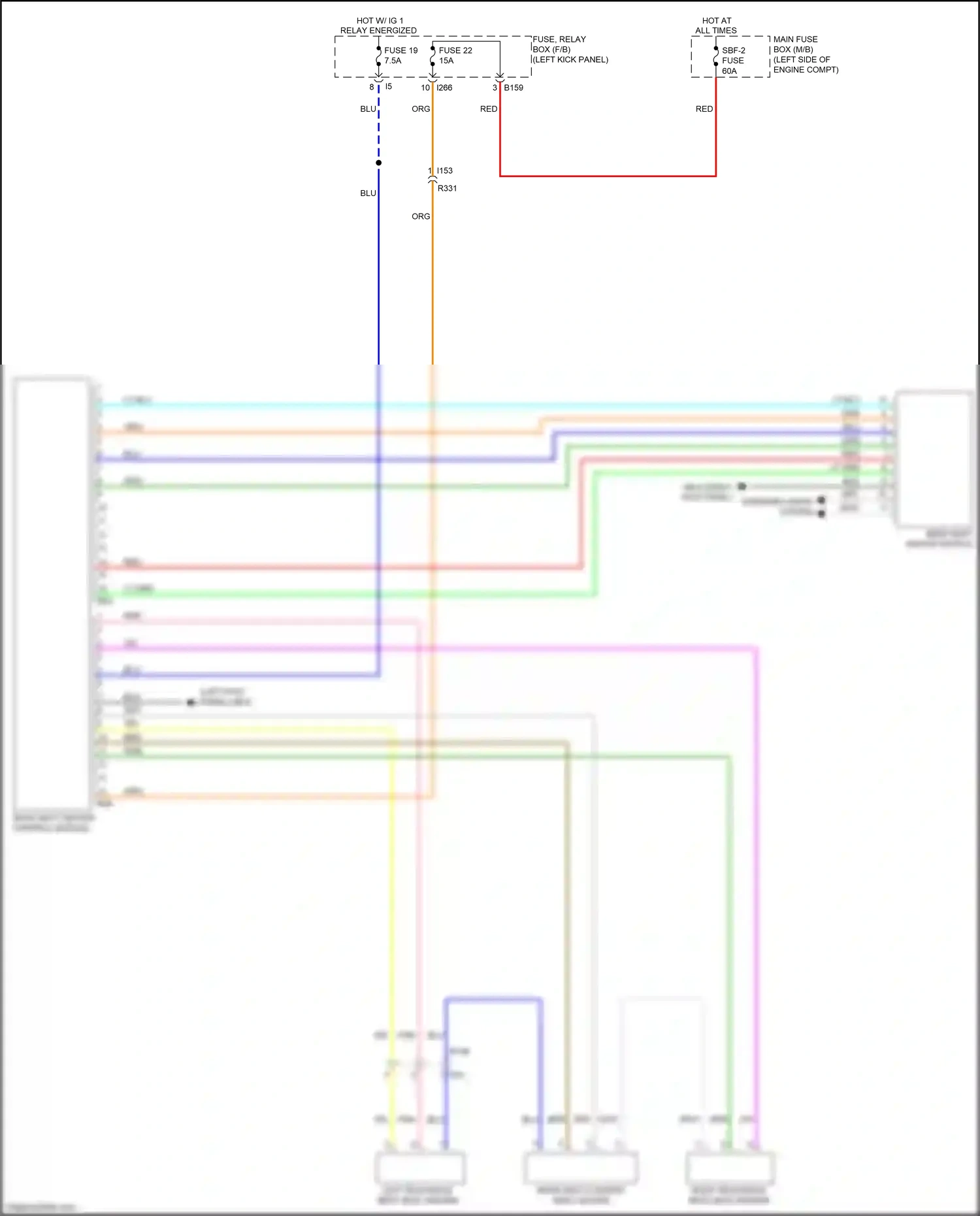 Wiring diagram brn for Subaru Outback BS (2014-2018) (50 of 89)