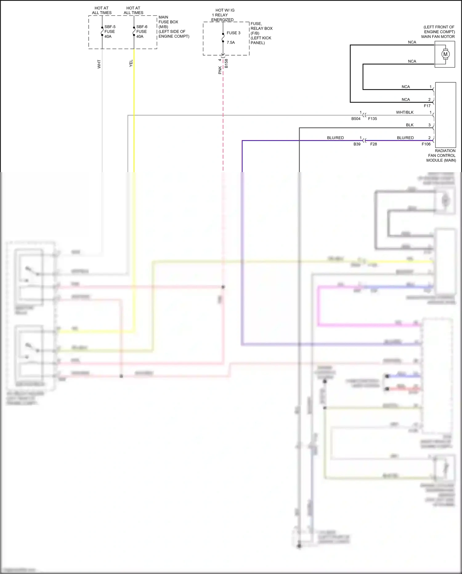 Wiring diagram engine controls system for Subaru Outback BS (2014-2018) (5 of 8)