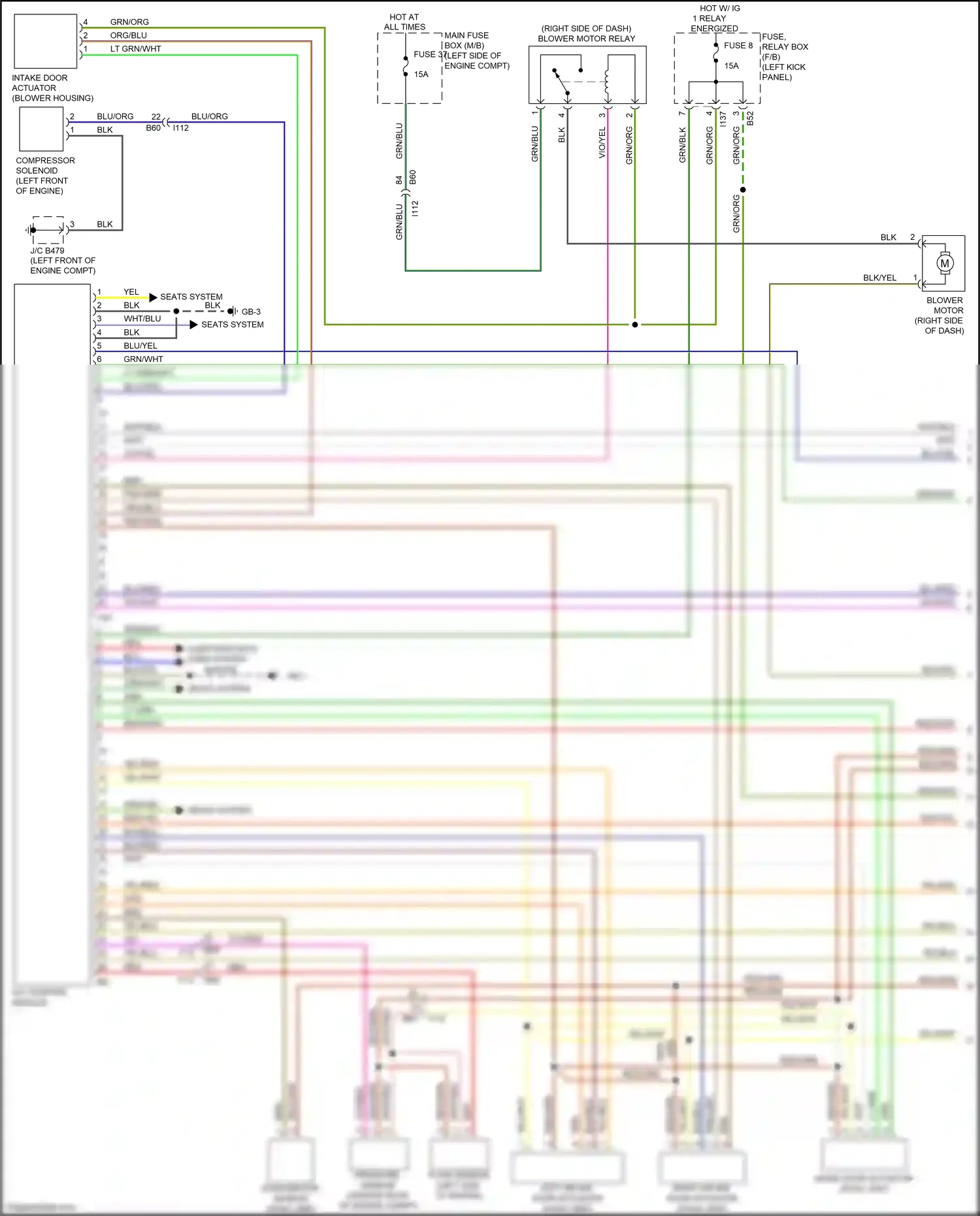 Wiring diagram fuse 8 for Subaru Outback BS (2014-2018) (1 of 7)