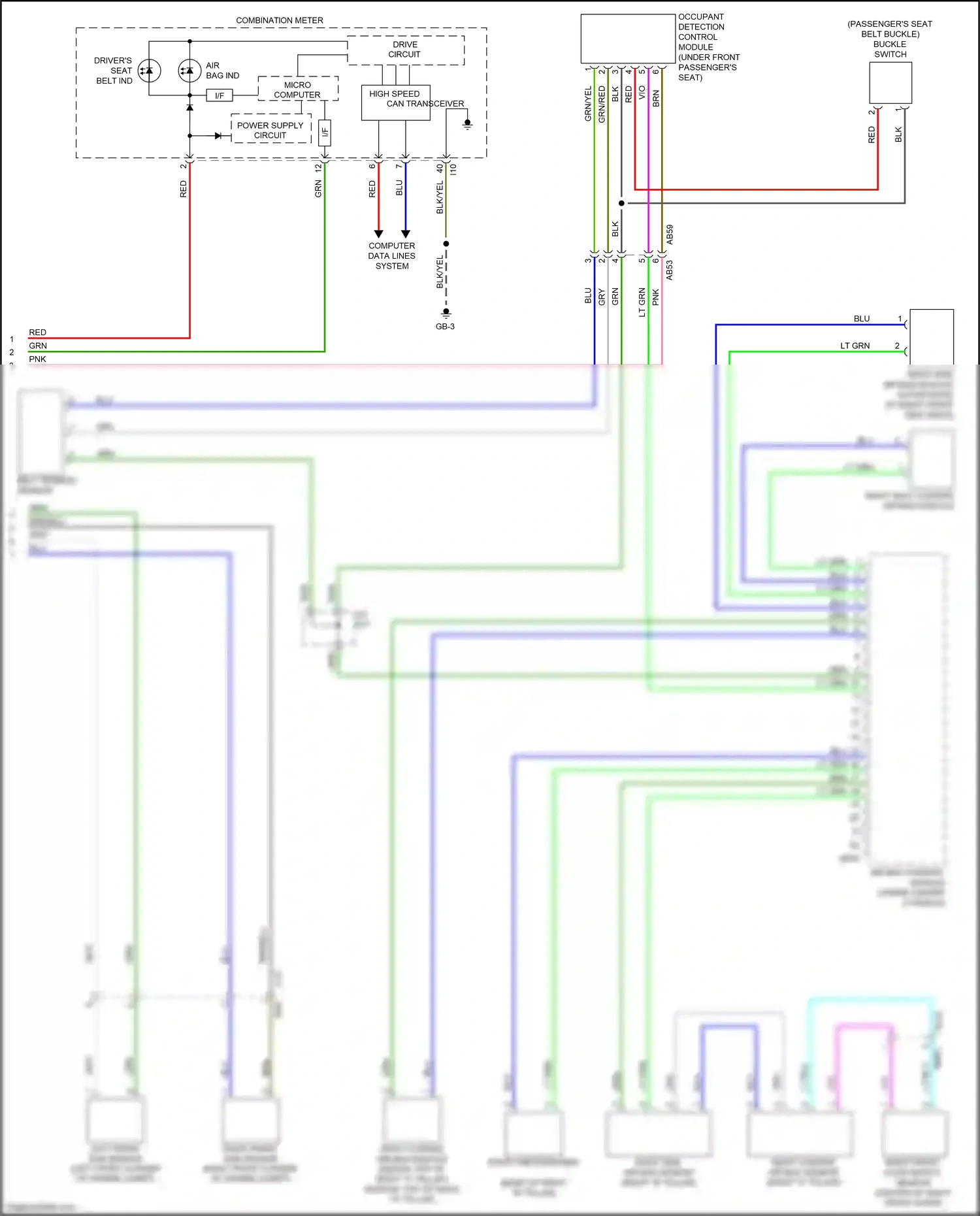 Wiring diagram grn for Subaru Outback BS (2014-2018) (50 of 111)