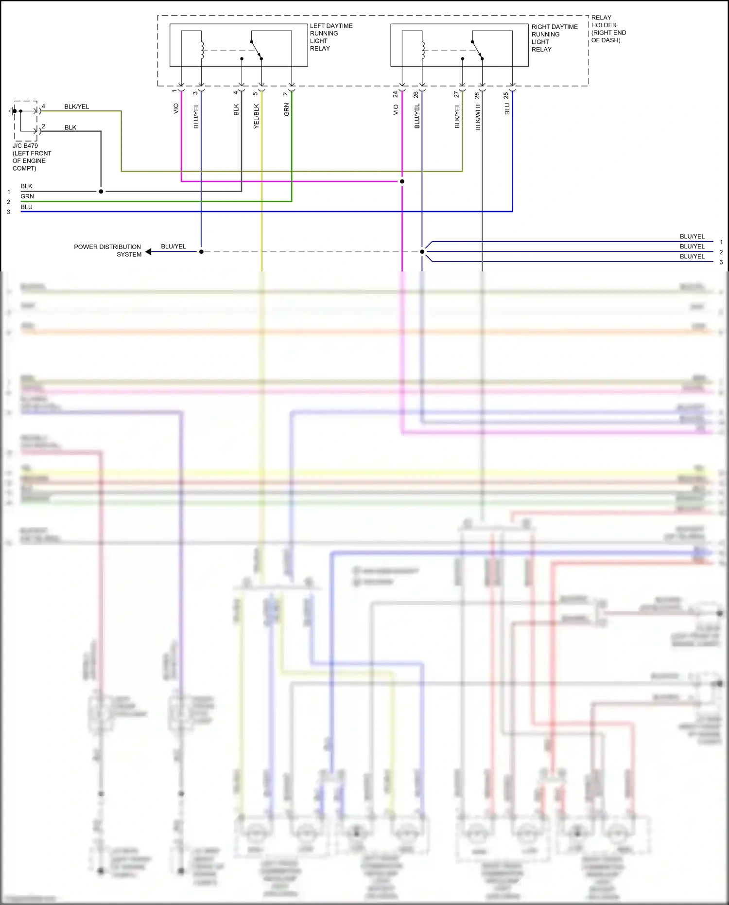 Wiring diagram grn/wht for Subaru Outback BS (2014-2018) (34 of 59)