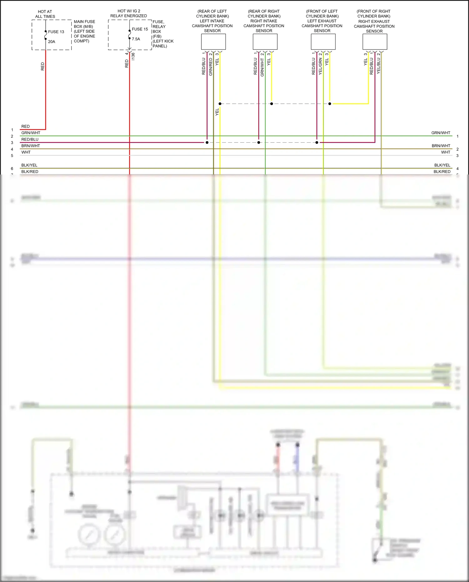 Subaru Outback BS (2014-2018) (left kick panel) wiring diagram  (97 of 97)
