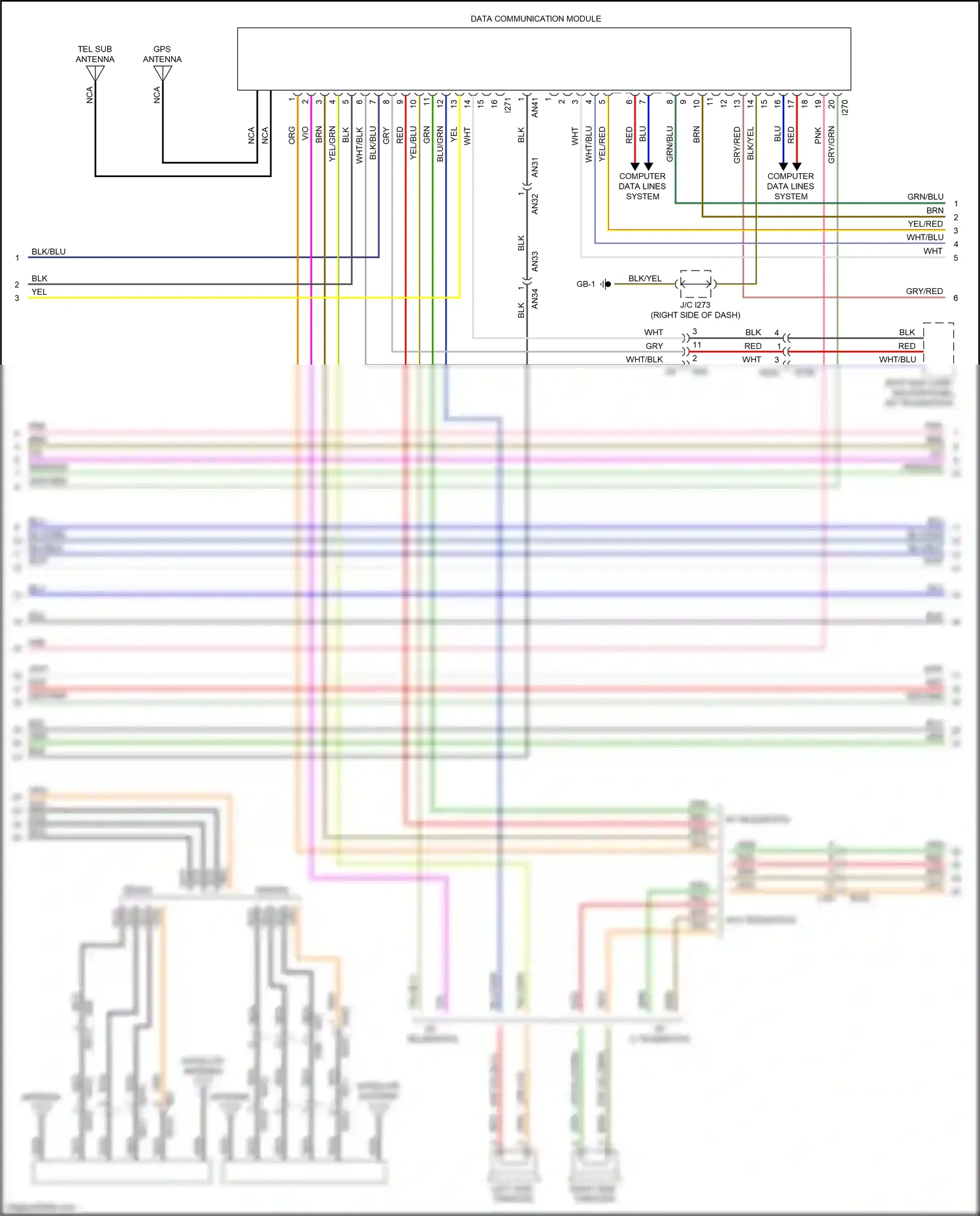 Wiring diagram red for Subaru Outback BS (2014-2018) (52 of 124)