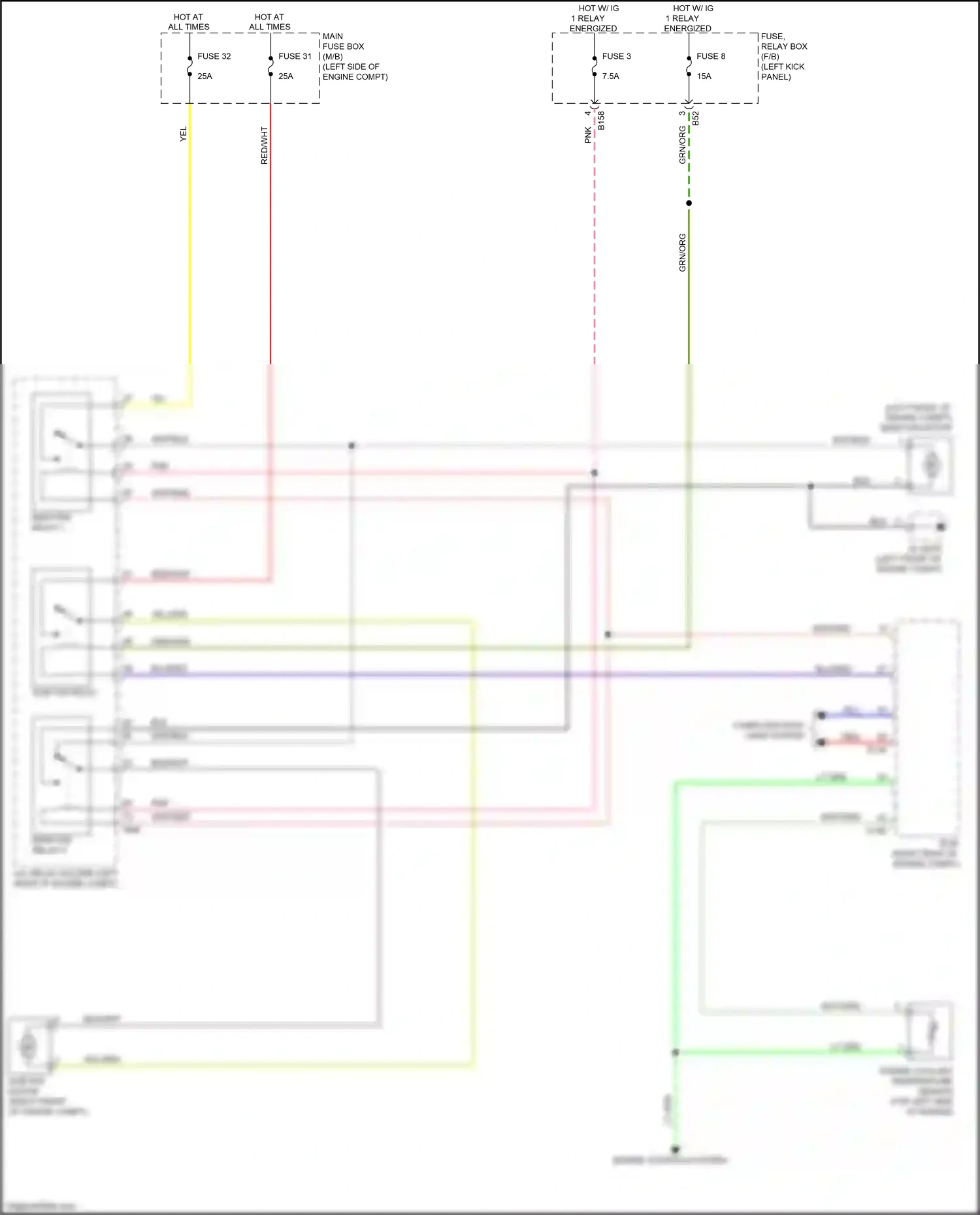 Wiring diagram wht/blk for Subaru Outback BS (2014-2018) (41 of 48)