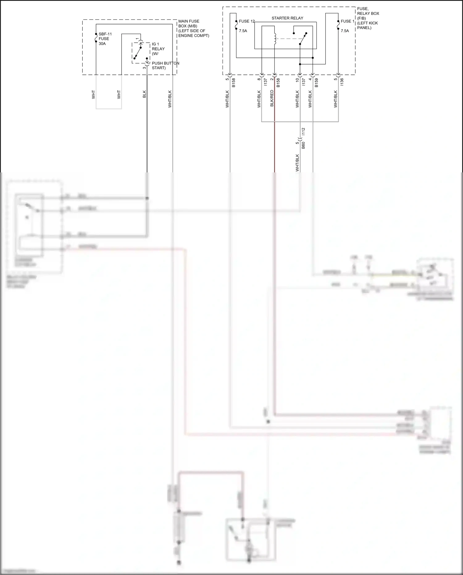 Wiring diagram wht/red for Subaru Outback BS (2014-2018) (10 of 35)