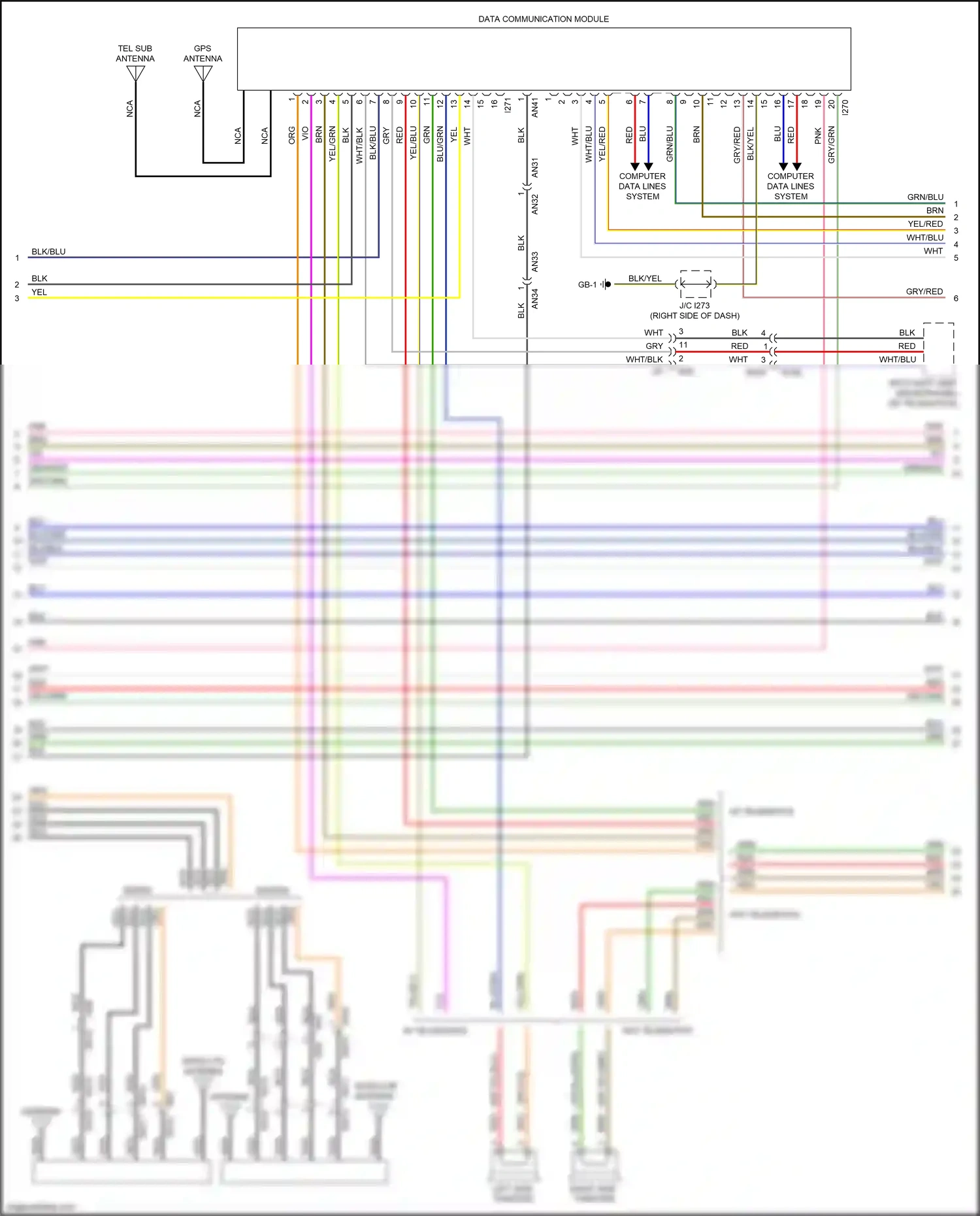 Wiring diagram yel for Subaru Outback BS (2014-2018) (13 of 94)