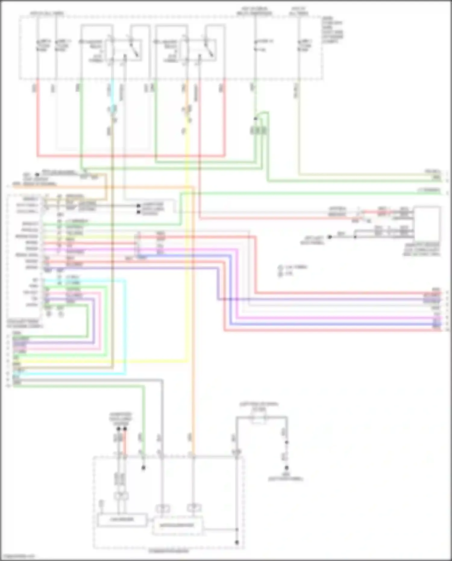 Outback Subaru BT facelift (2022-2024): Automatic a/c circuit (3 of 4)