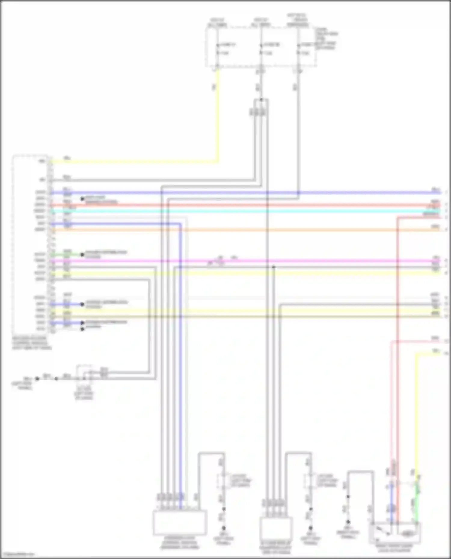 Outback Subaru BT facelift (2022-2024): Forced entry circuit, w/ keyless access system (1 of 6)