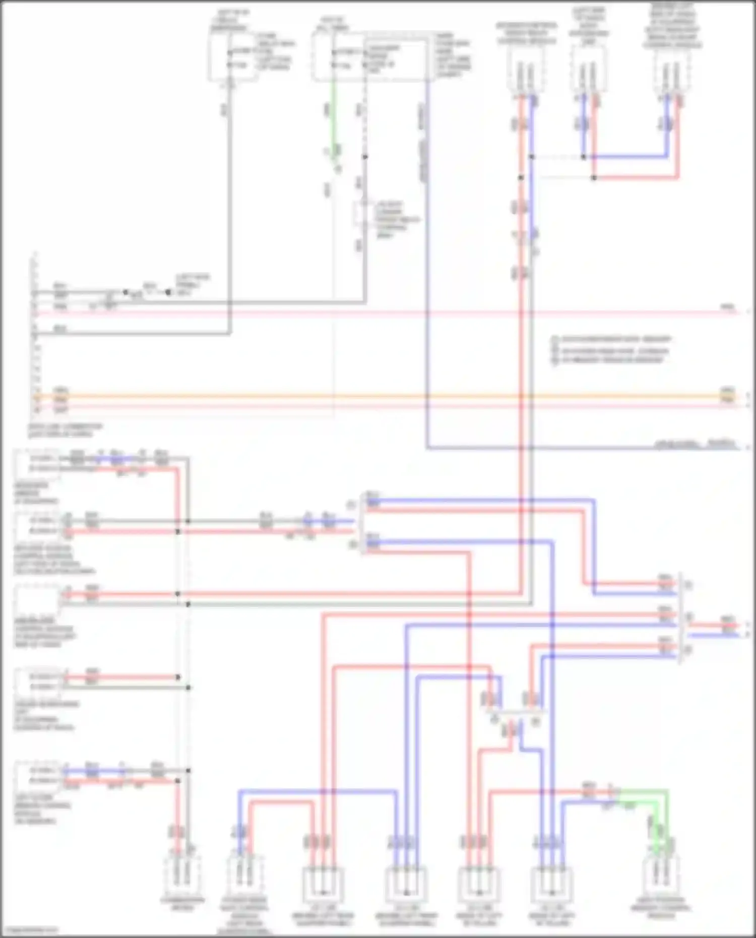 Outback Subaru BT facelift (2022-2024): Computer data lines circuit (1 of 4)