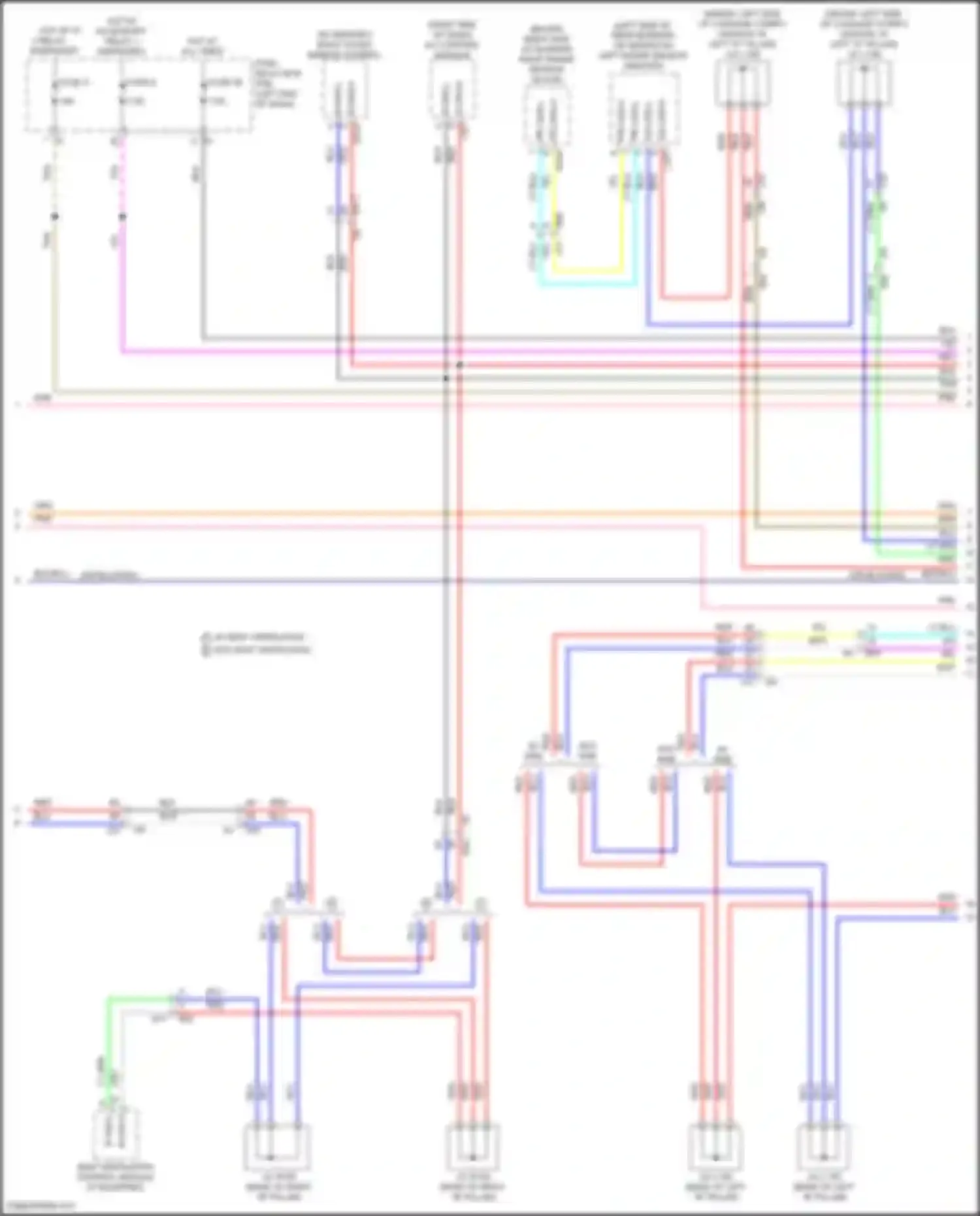 Outback Subaru BT facelift (2022-2024): Computer data lines circuit (2 of 4)