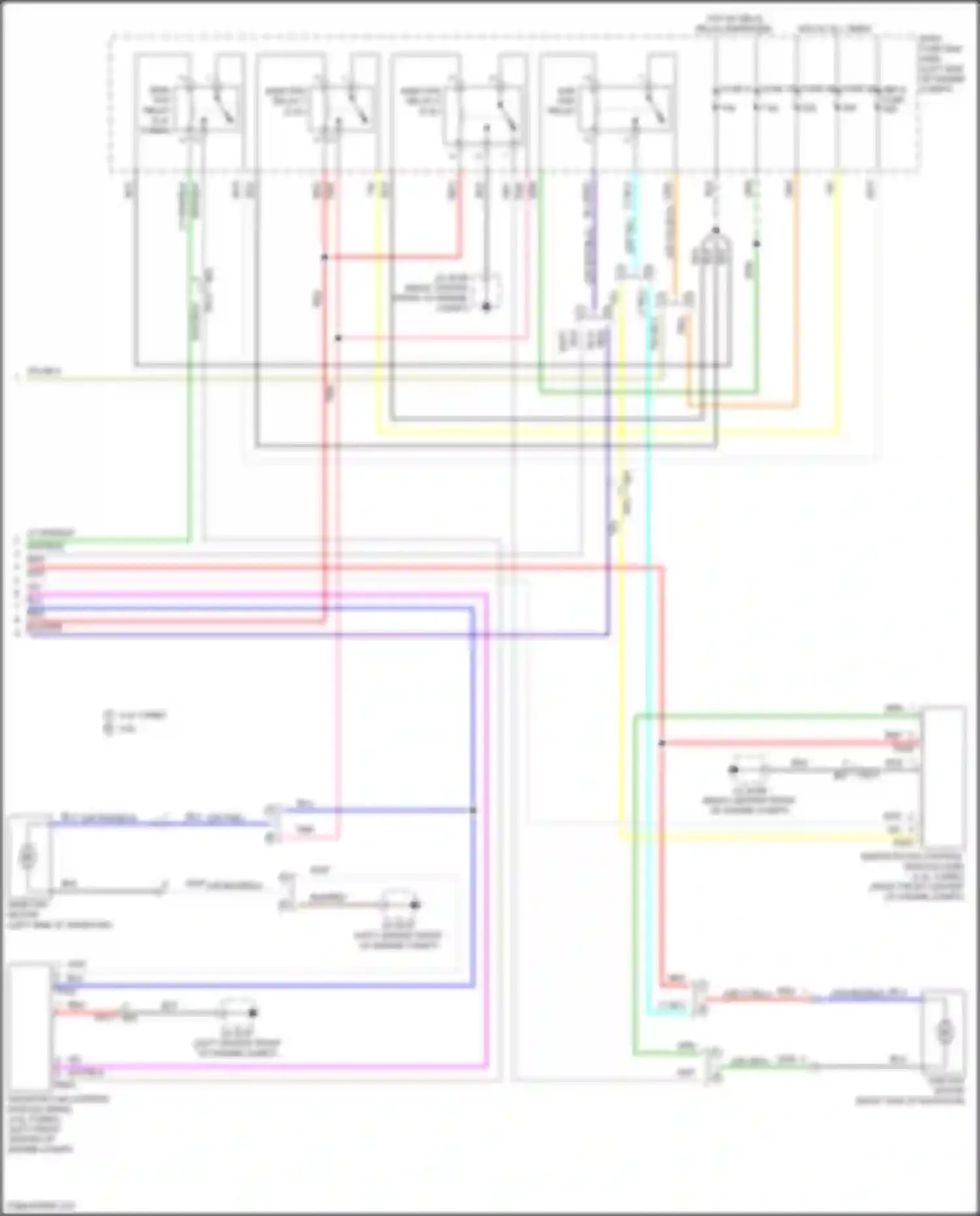 Outback Subaru BT facelift (2022-2024): Cooling fan circuit (2 of 2)