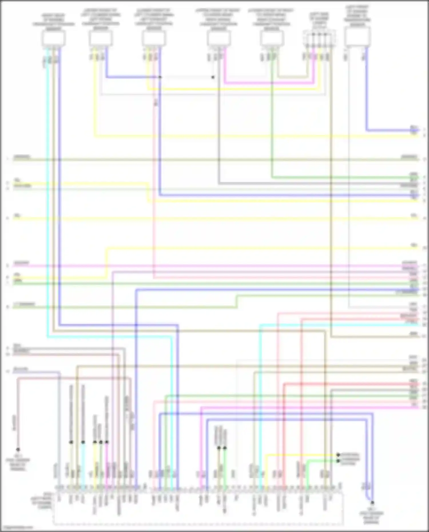 Outback Subaru BT facelift (2022-2024): Wiring diagram engine performance 2.4l turbo (2 of 7)