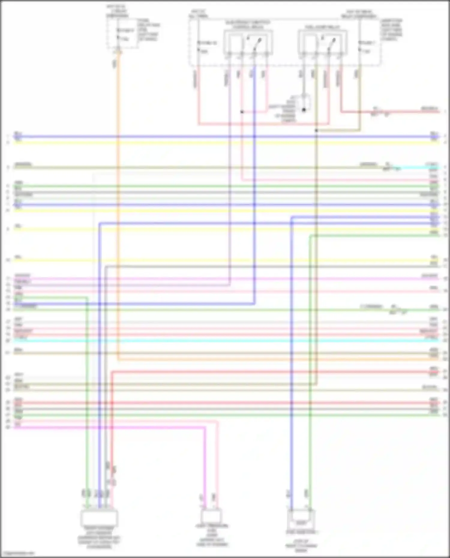 Outback Subaru BT facelift (2022-2024): Wiring diagram engine performance 2.4l turbo (3 of 7)