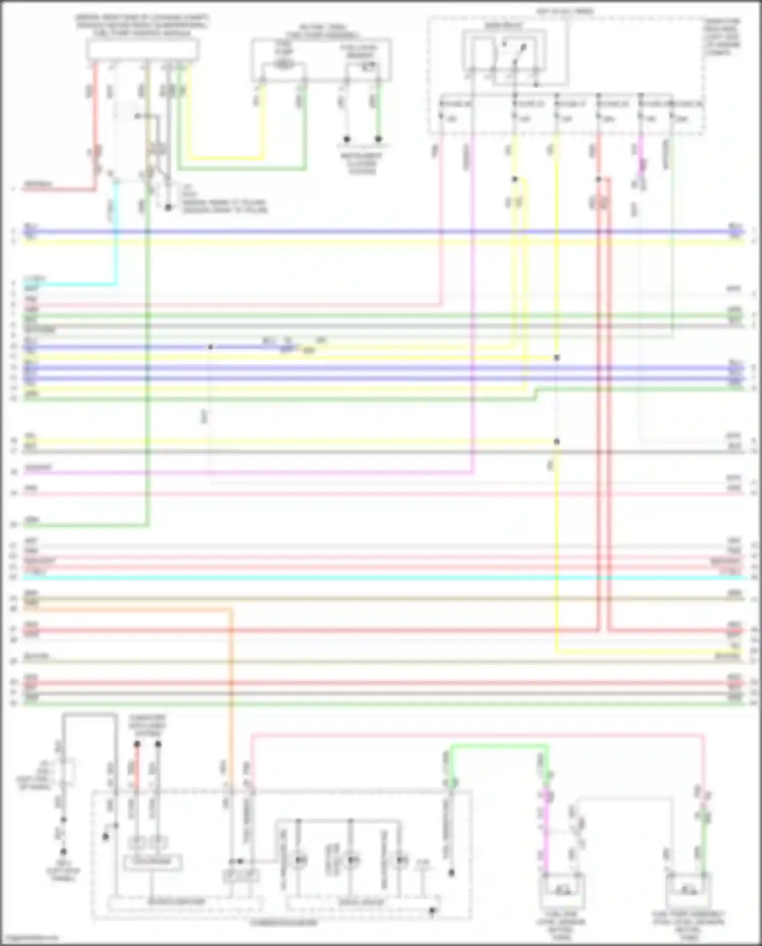 Outback Subaru BT facelift (2022-2024): Wiring diagram engine performance 2.4l turbo (4 of 7)