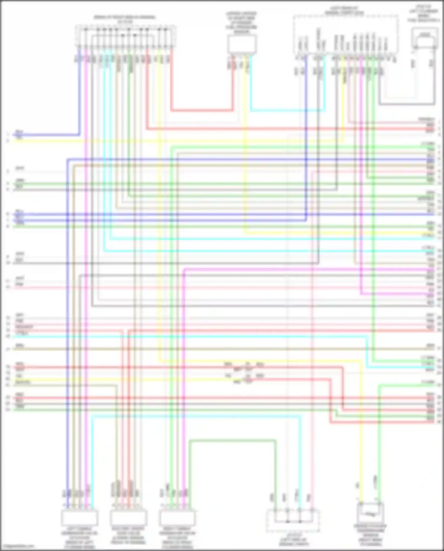 Outback Subaru BT facelift (2022-2024): Wiring diagram engine performance 2.4l turbo (5 of 7)