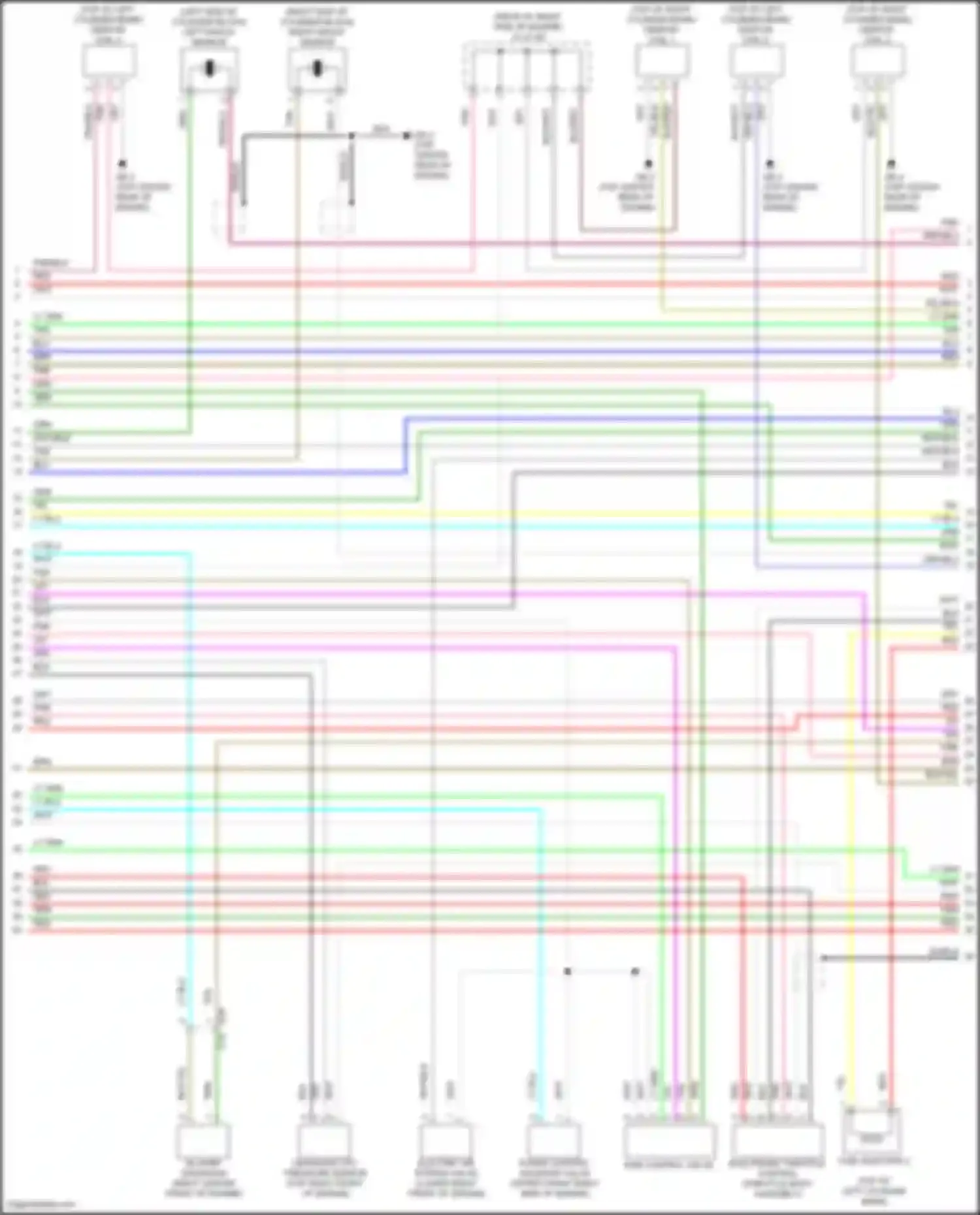 Outback Subaru BT facelift (2022-2024): Wiring diagram engine performance 2.4l turbo (6 of 7)