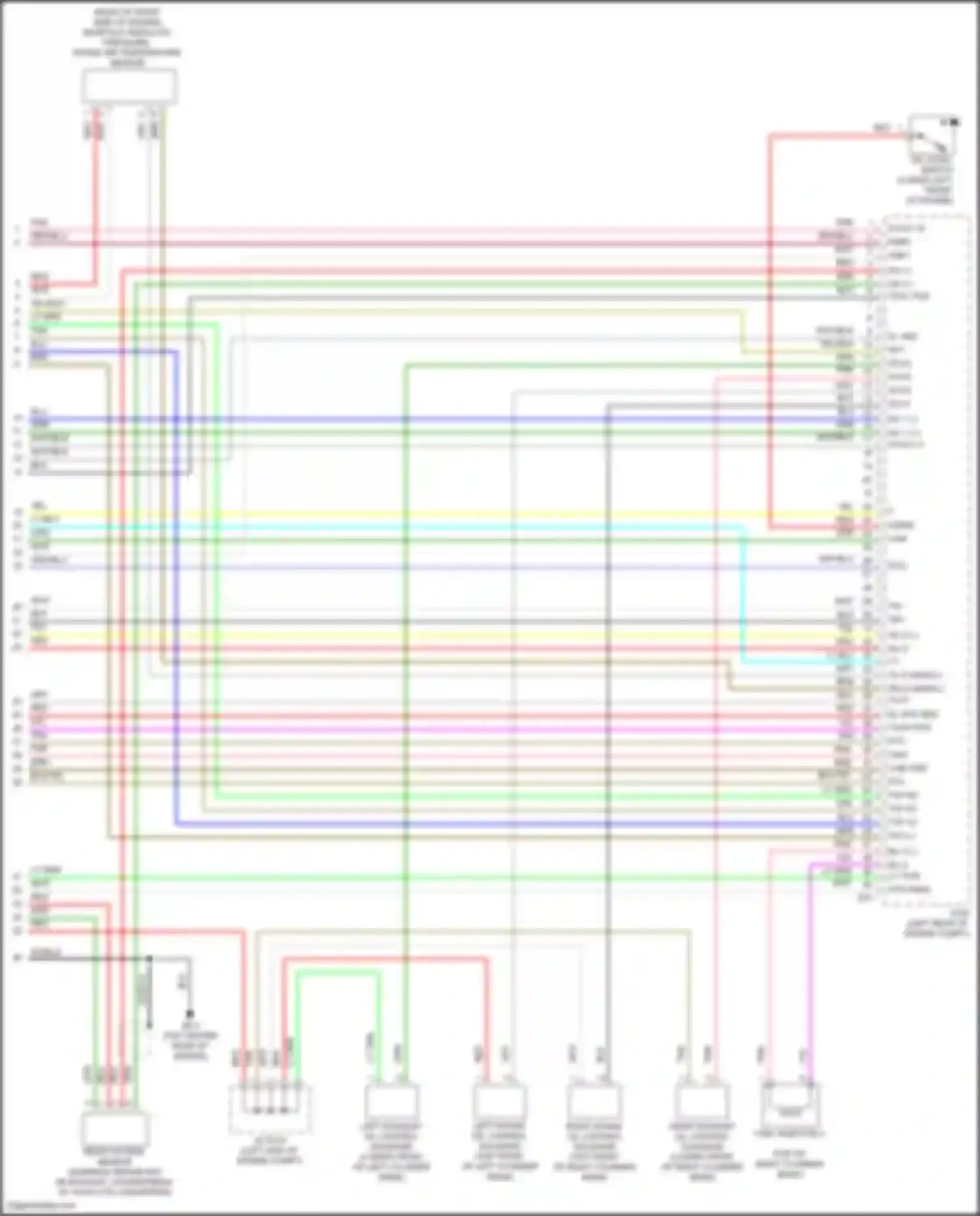 Outback Subaru BT facelift (2022-2024): Wiring diagram engine performance 2.4l turbo (7 of 7)
