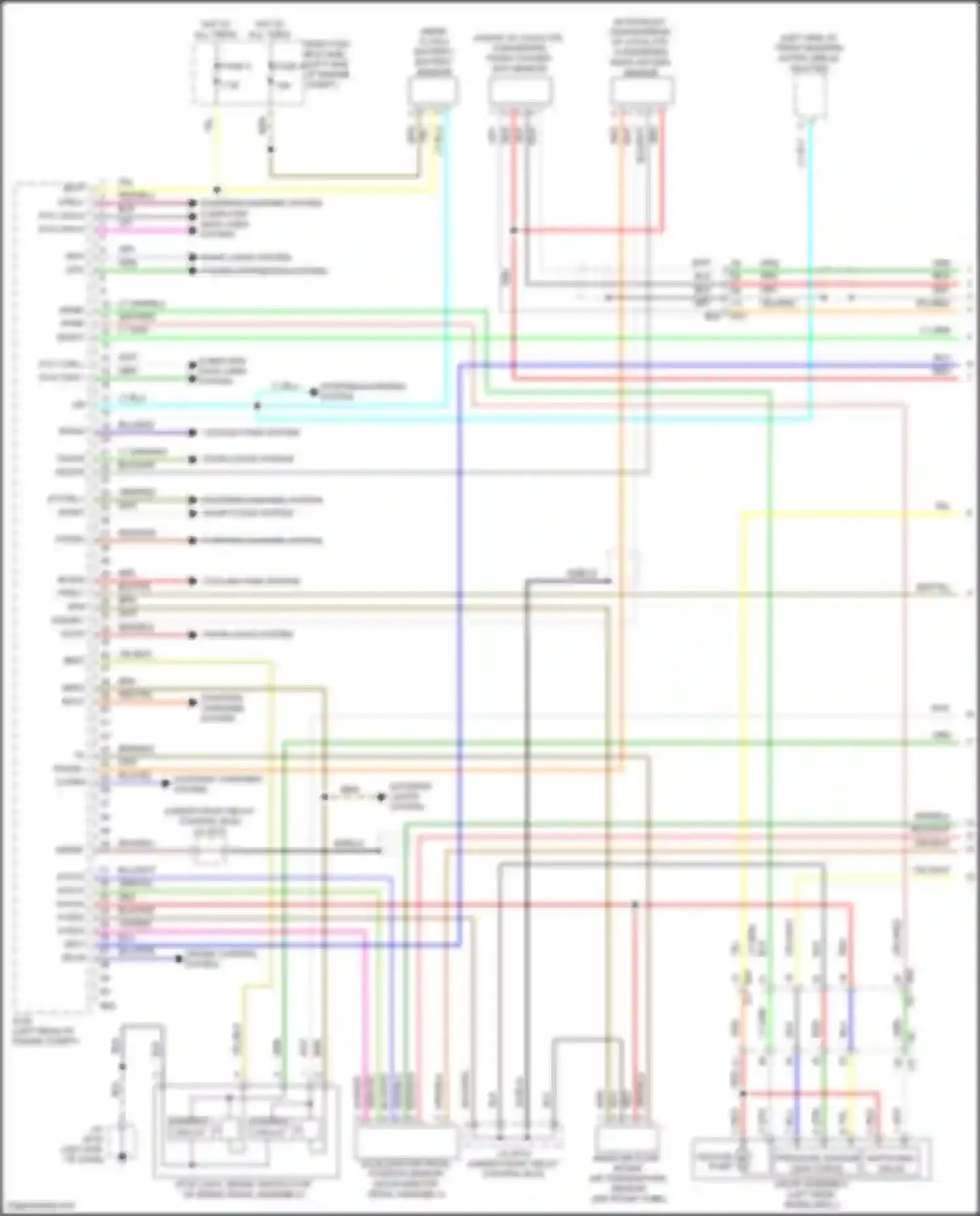 Outback Subaru BT facelift (2022-2024): Wiring diagram engine performance 2.5l (1 of 5)