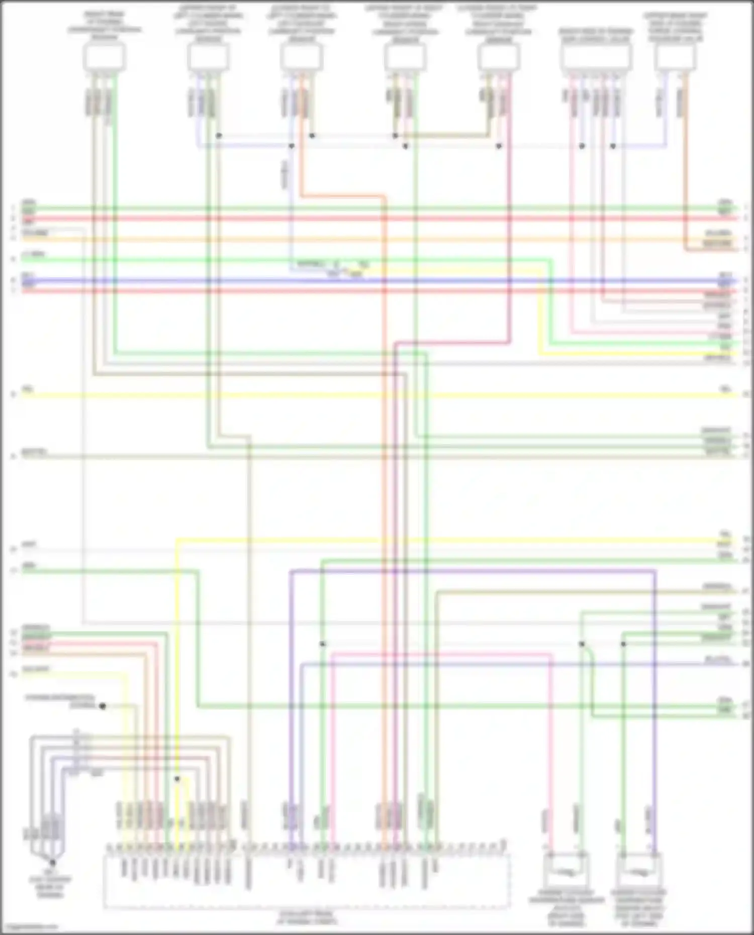 Outback Subaru BT facelift (2022-2024): Wiring diagram engine performance 2.5l (2 of 5)