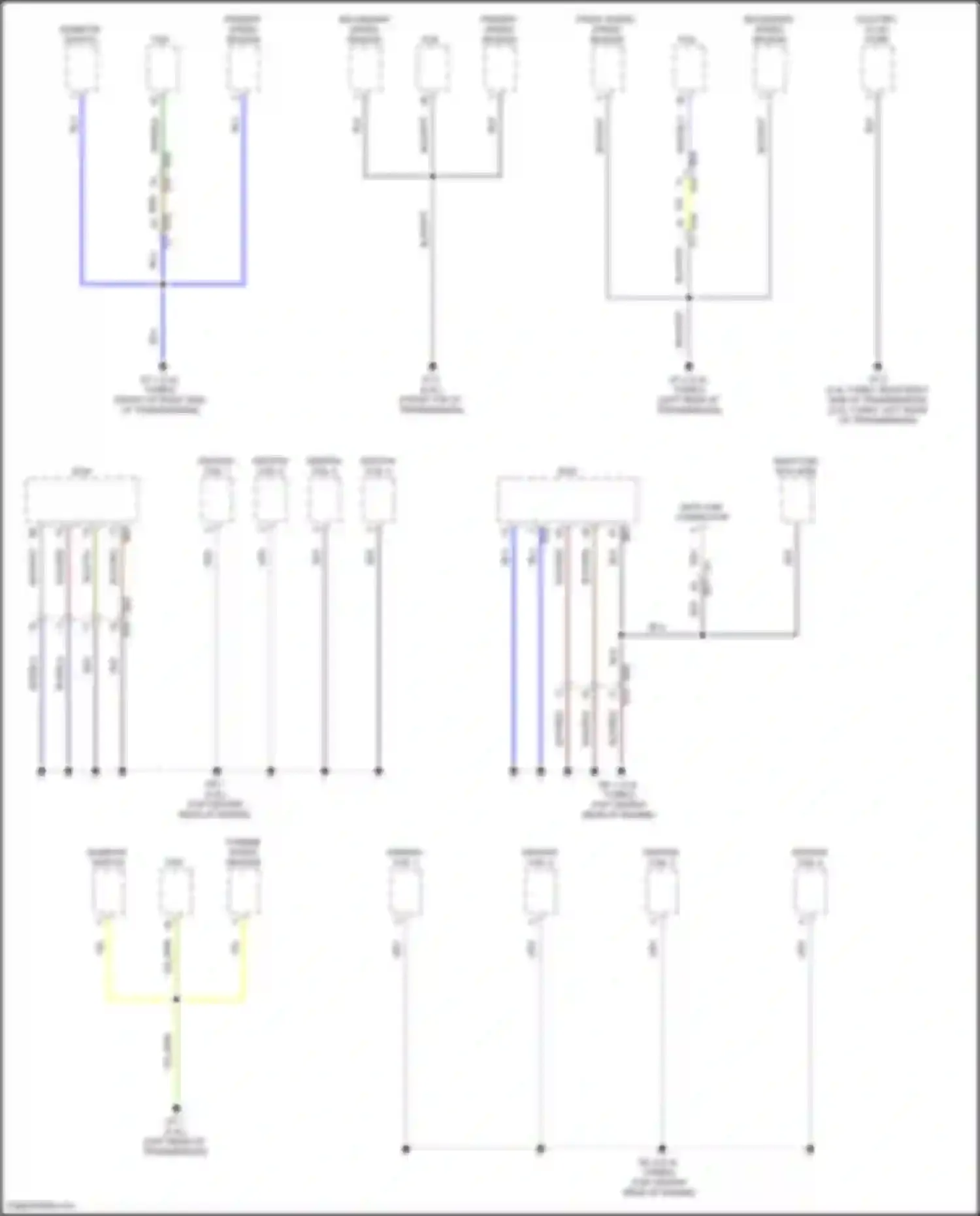 Outback Subaru BT facelift (2022-2024): Ground distribution circuit (6 of 6)