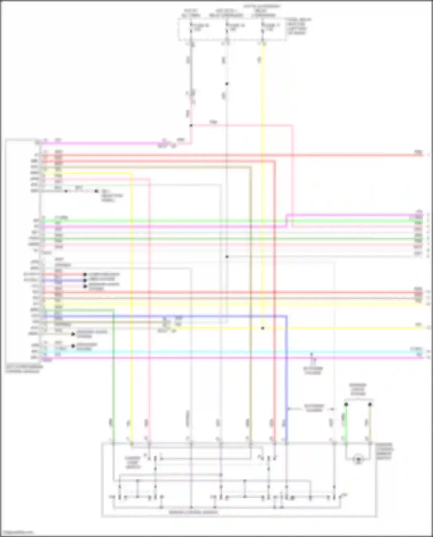 Outback Subaru BT facelift (2022-2024): Memory mirrors circuit (1 of 2)