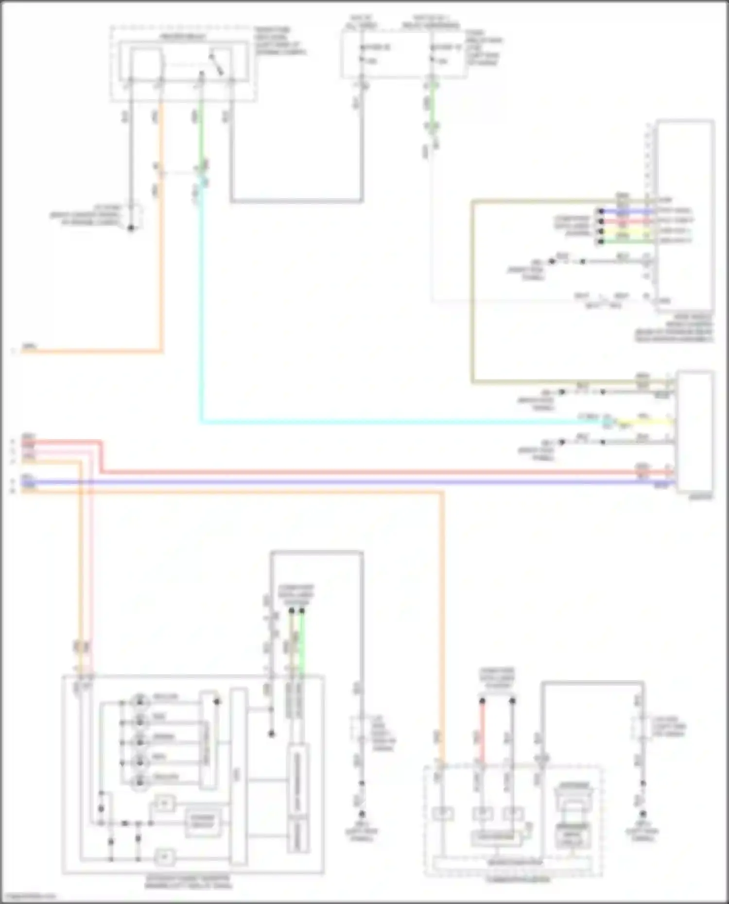 Outback Subaru BT facelift (2022-2024): Eyesight circuit (2 of 2)