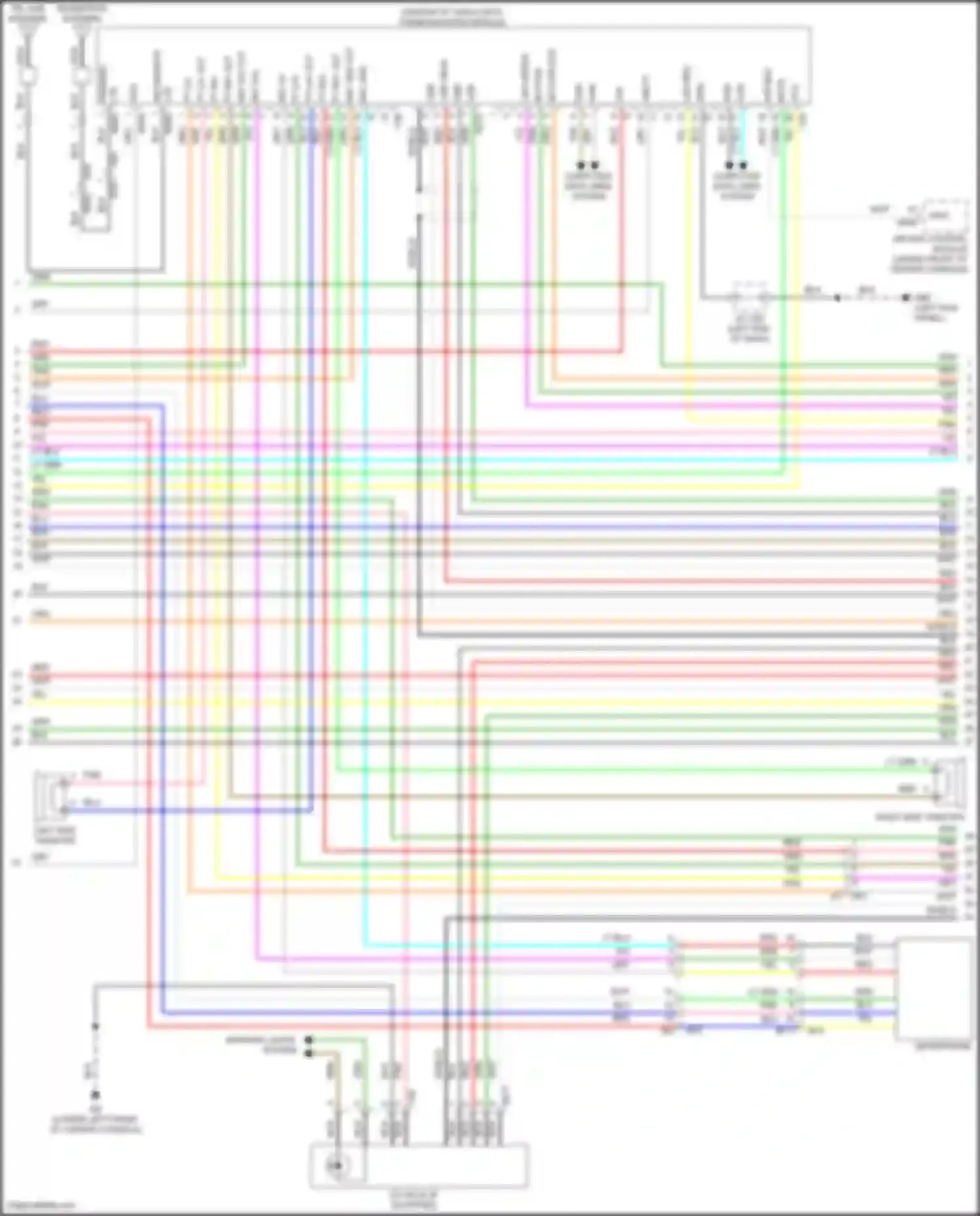 Outback Subaru BT facelift (2022-2024): Navigation circuit, w/ audio amplifier (2 of 4)