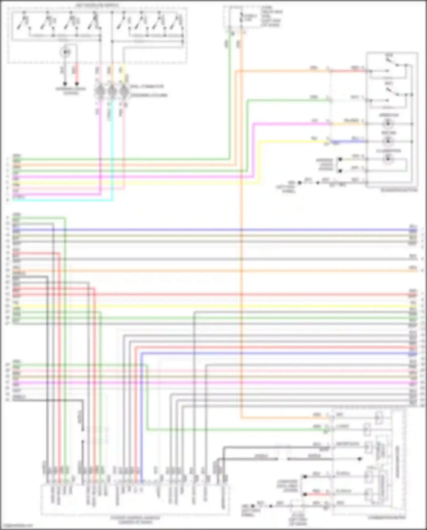Outback Subaru BT facelift (2022-2024): Navigation circuit, w/ audio amplifier (3 of 4)