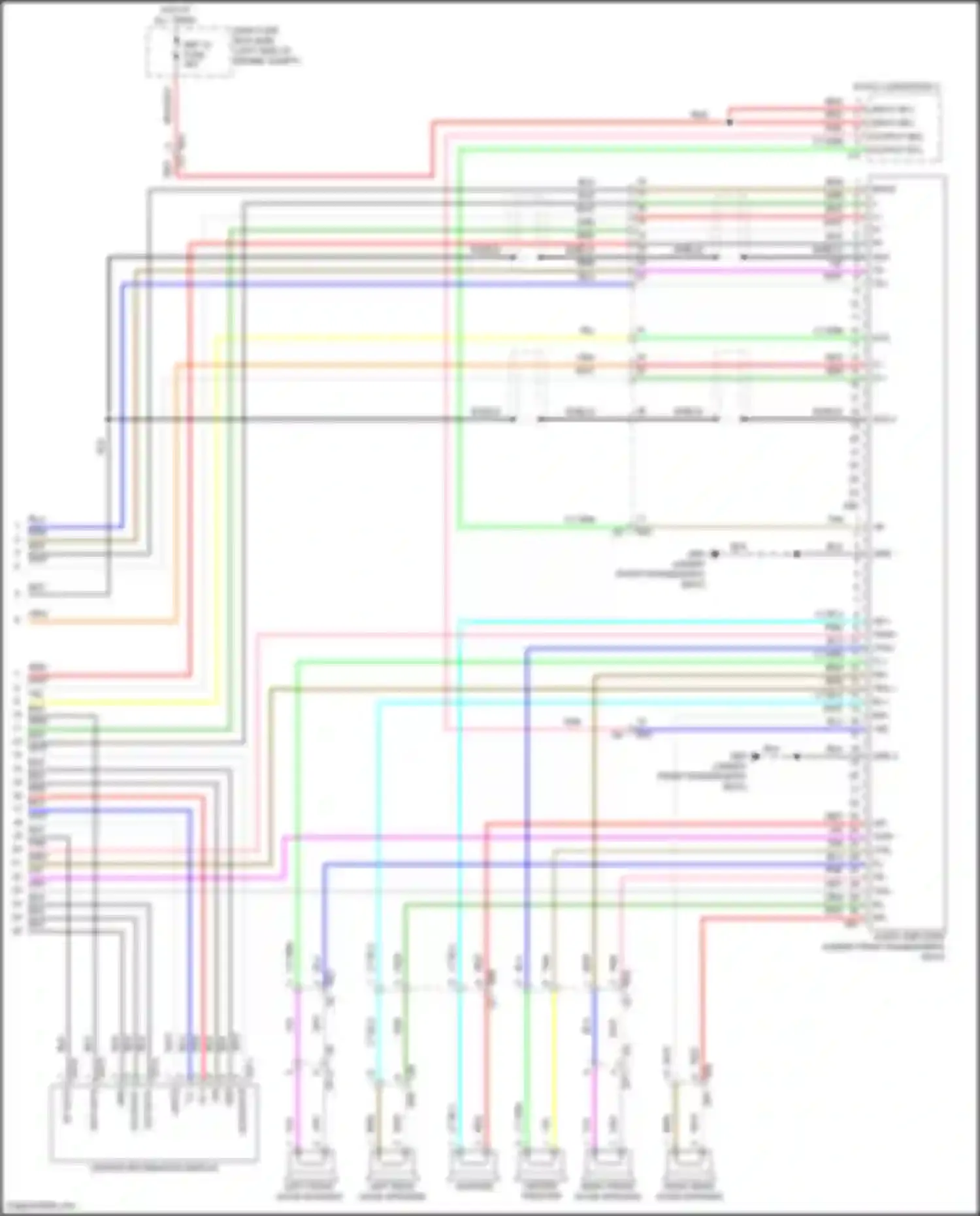 Outback Subaru BT facelift (2022-2024): Navigation circuit, w/ audio amplifier (4 of 4)