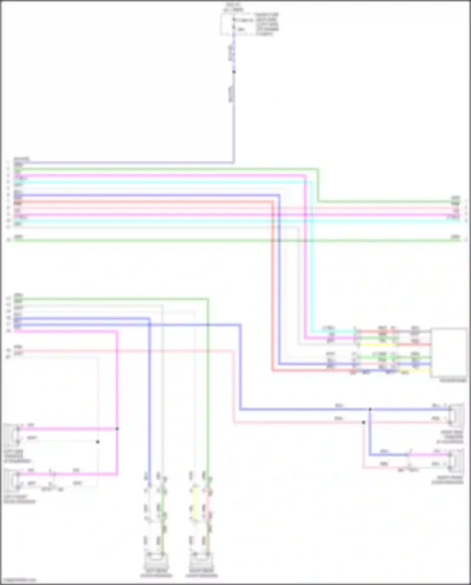 Outback Subaru BT facelift (2022-2024): Navigation circuit, w/o audio amplifier & telematics (2 of 3)