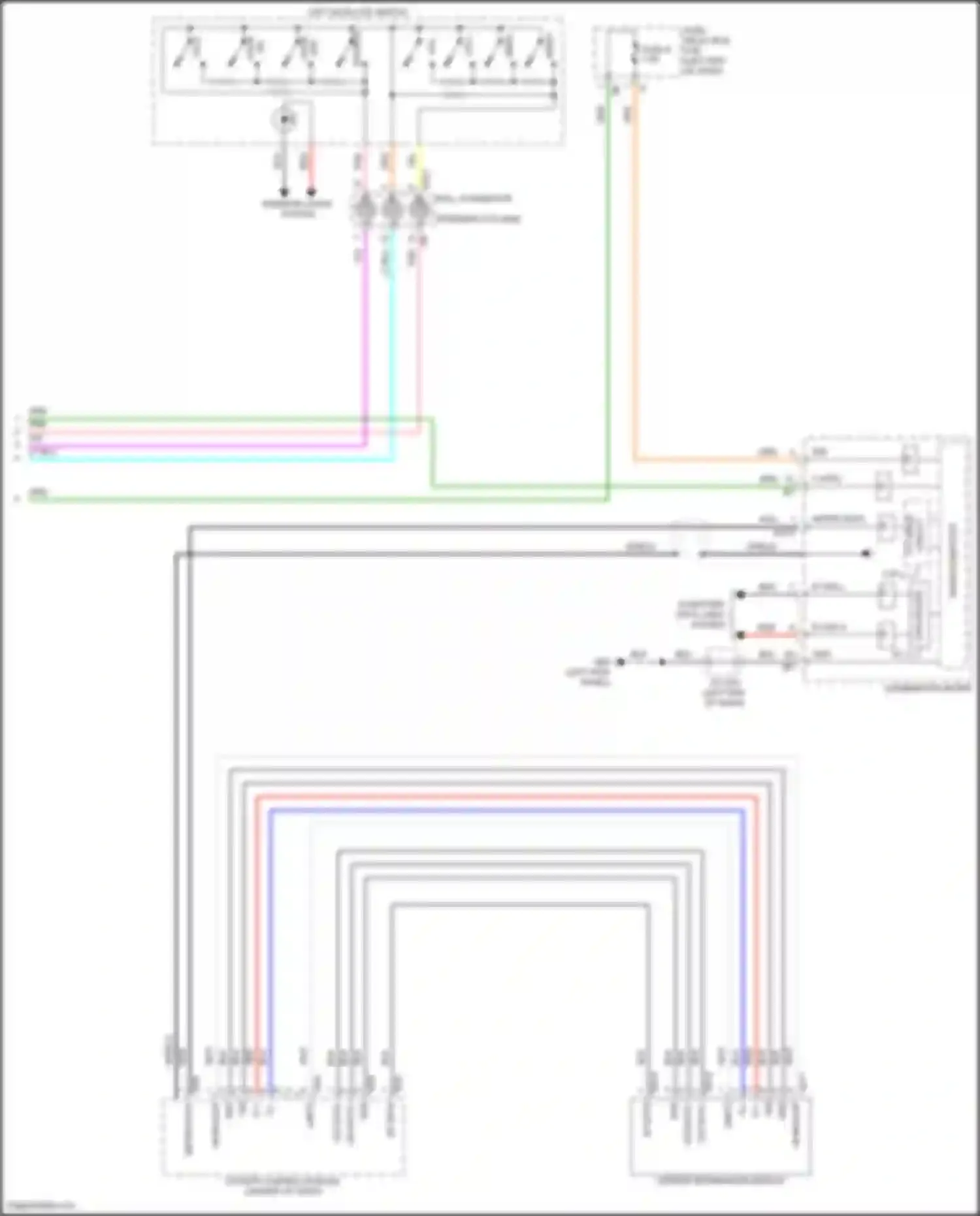 Outback Subaru BT facelift (2022-2024): Navigation circuit, w/o audio amplifier & telematics (3 of 3)