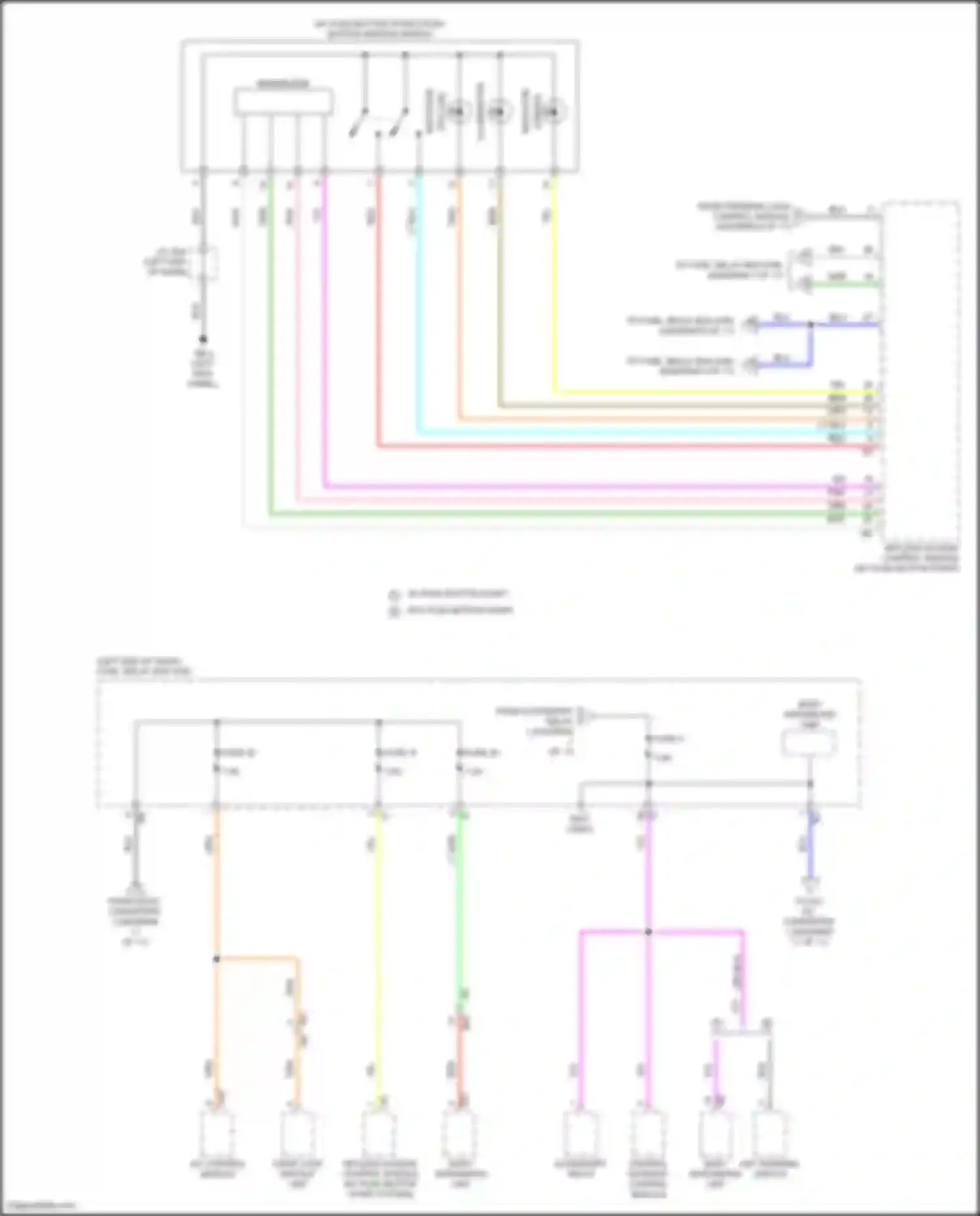 Outback Subaru BT facelift (2022-2024): Power distribution circuit (10 of 11)