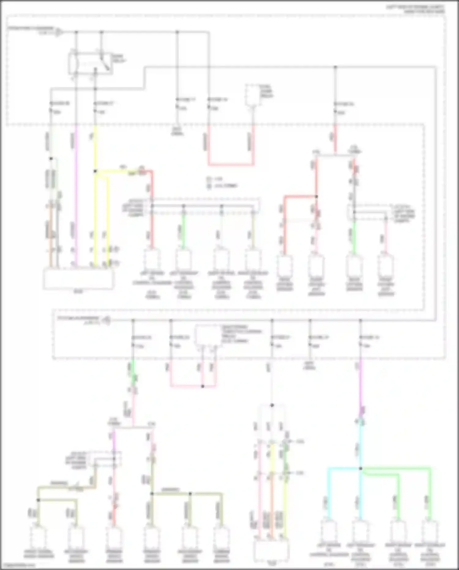 Outback Subaru BT facelift (2022-2024): Power distribution circuit (3 of 11)