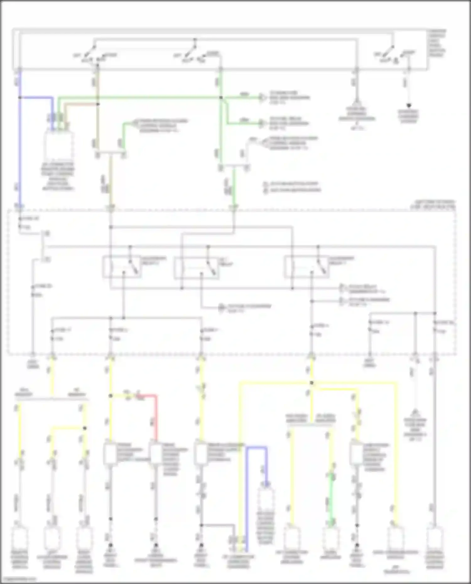Outback Subaru BT facelift (2022-2024): Power distribution circuit (7 of 11)