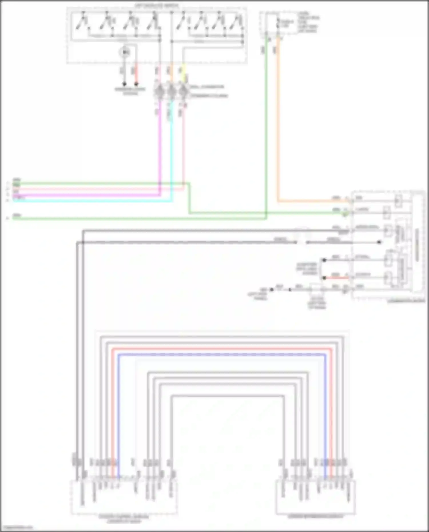Outback Subaru BT facelift (2022-2024): Radio circuit, w/o audio amplifier & telematics (3 of 3)