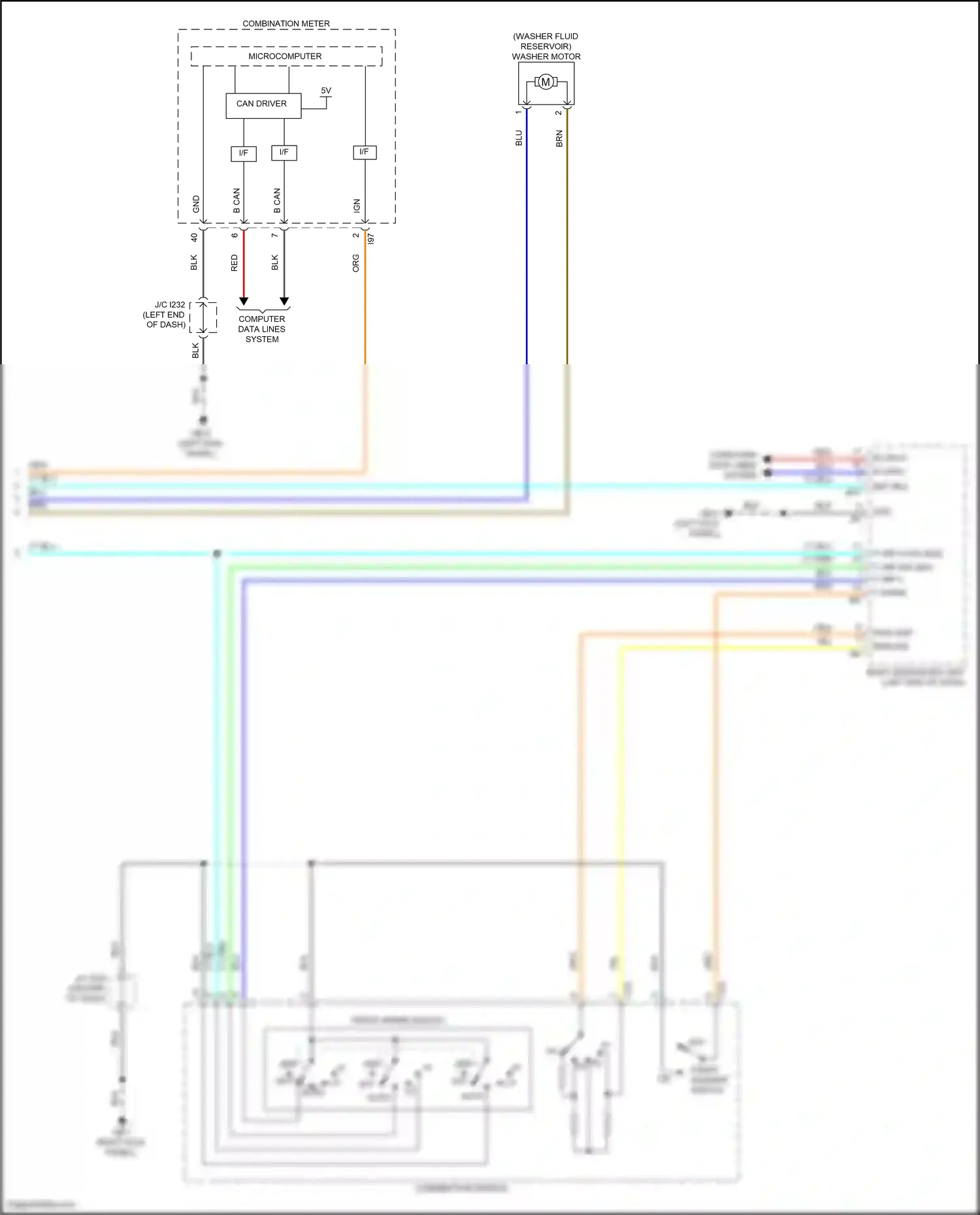 Wiring diagram blu for Subaru Outback BT facelift (2022-2024) (115 of 146)
