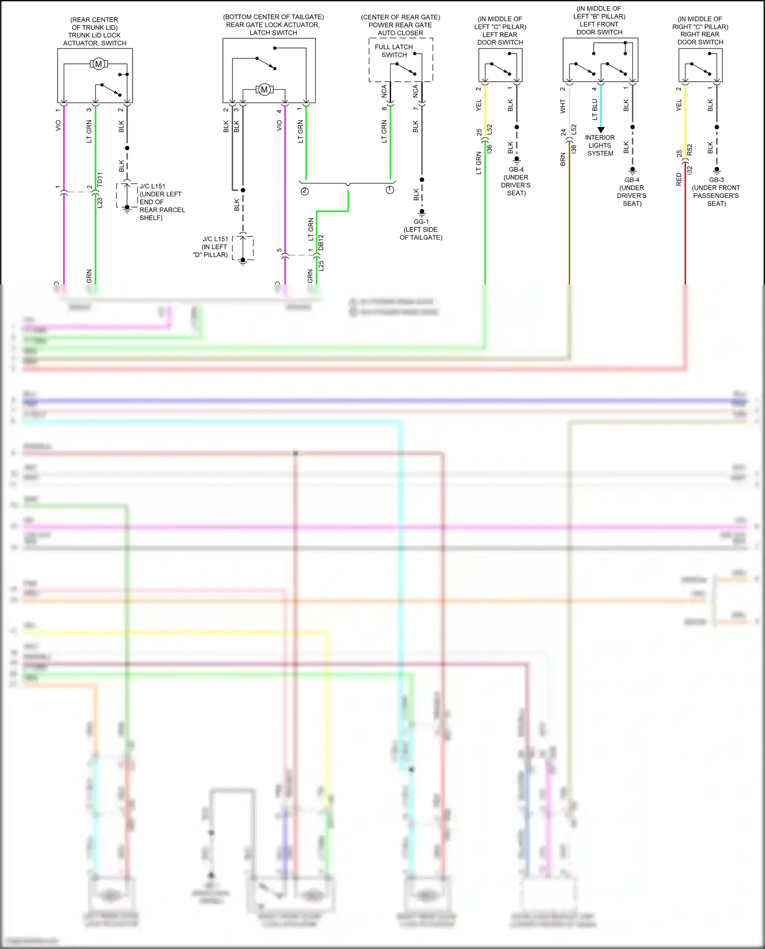 Wiring diagram blu for Subaru Outback BT facelift (2022-2024) (38 of 146)