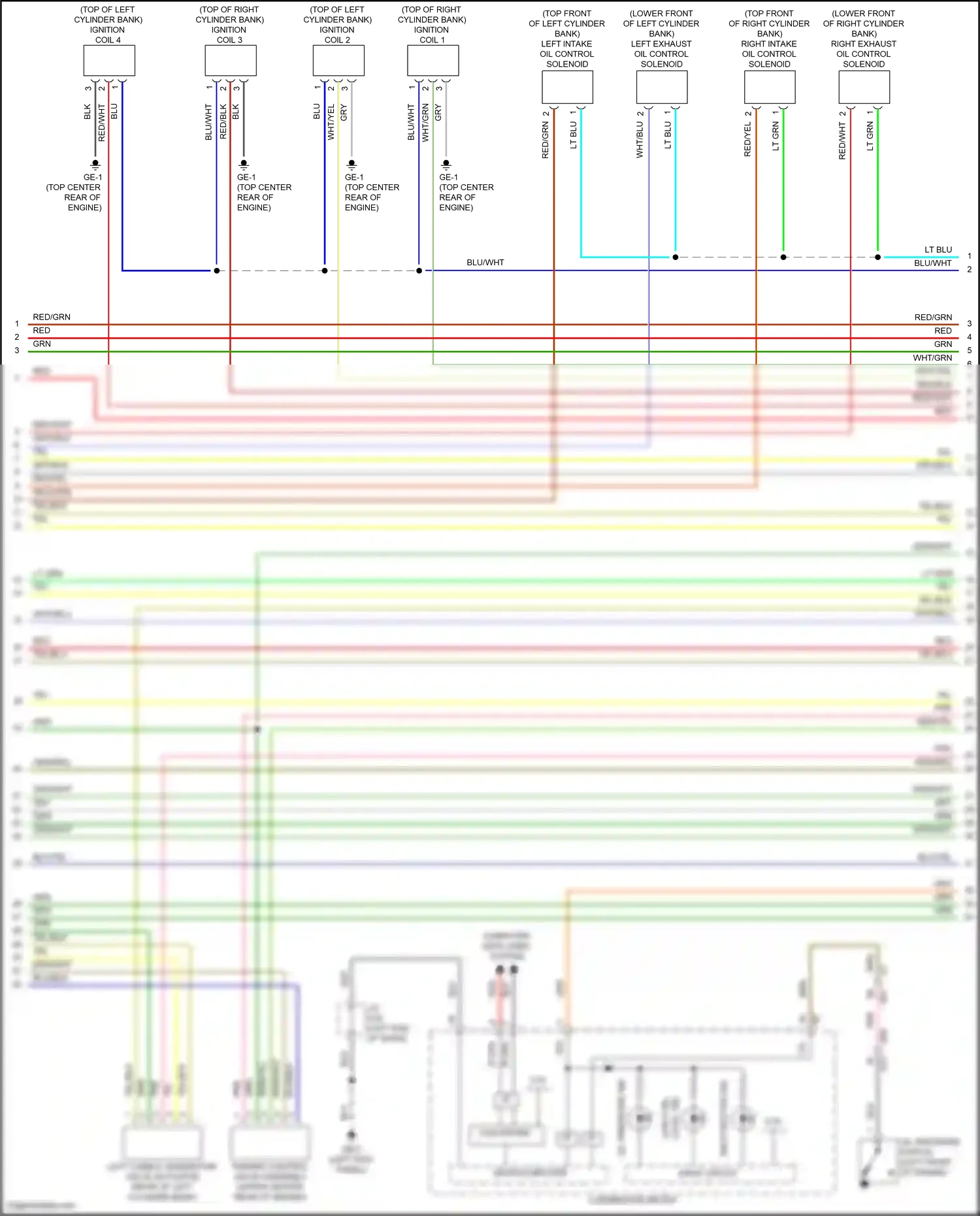 Wiring diagram combination meter for Subaru Outback BT facelift (2022-2024) (40 of 40)