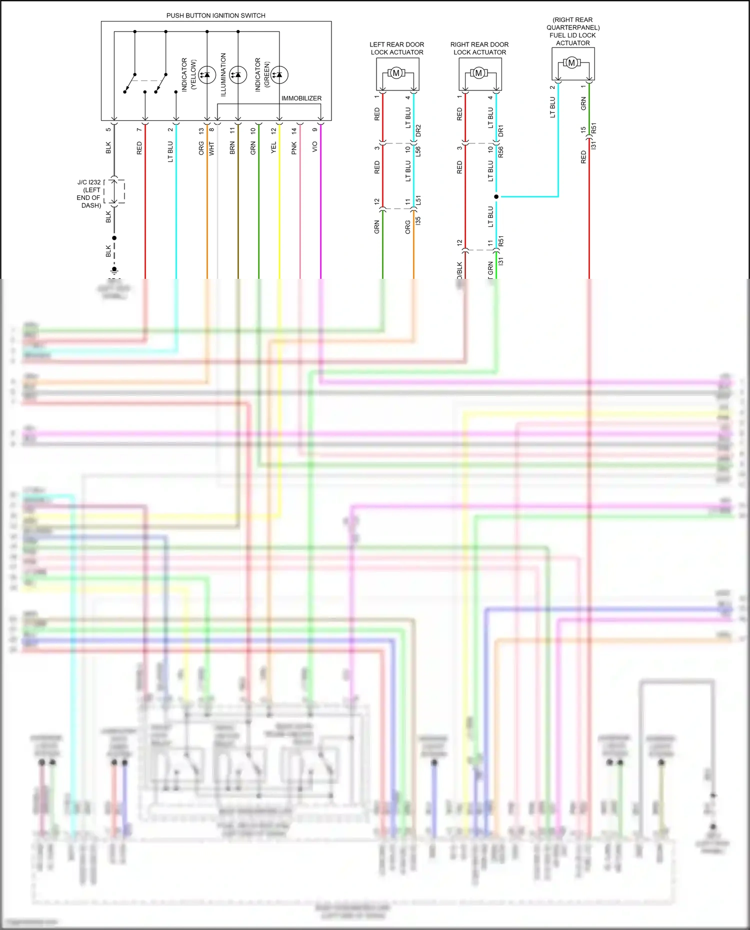 Wiring diagram computer data lines system for Subaru Outback BT facelift (2022-2024) (25 of 90)