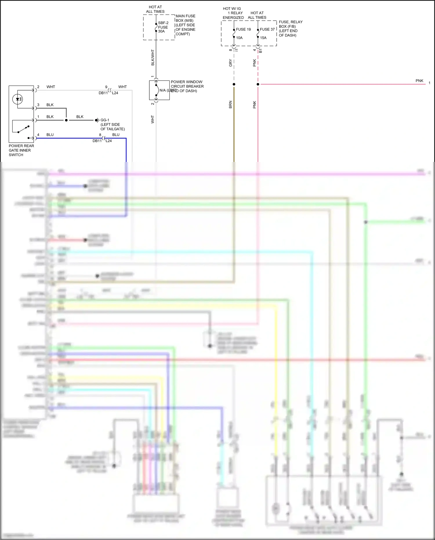 Wiring diagram computer data lines system for Subaru Outback BT facelift (2022-2024) (18 of 90)