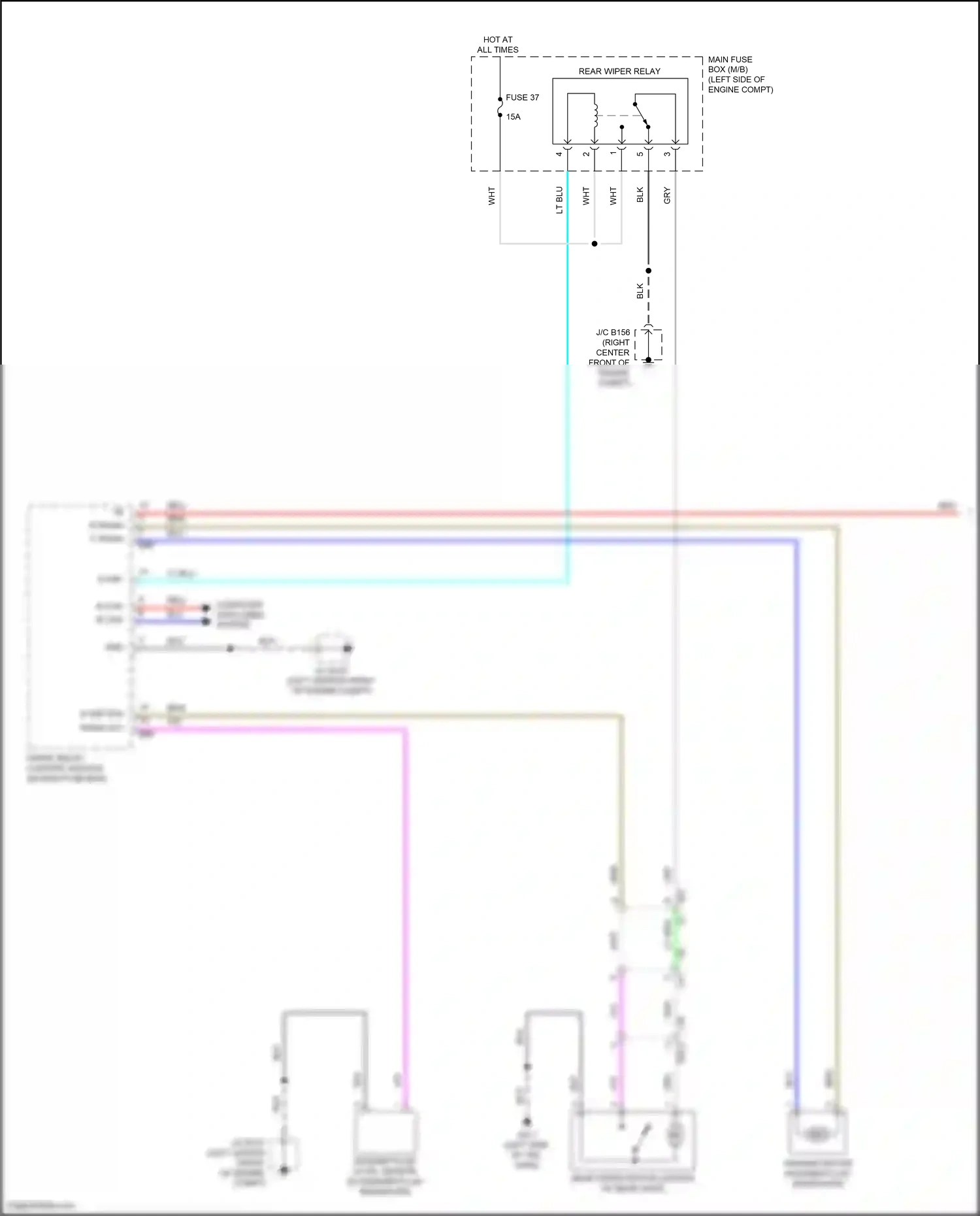 Wiring diagram computer data lines system for Subaru Outback BT facelift (2022-2024) (79 of 90)
